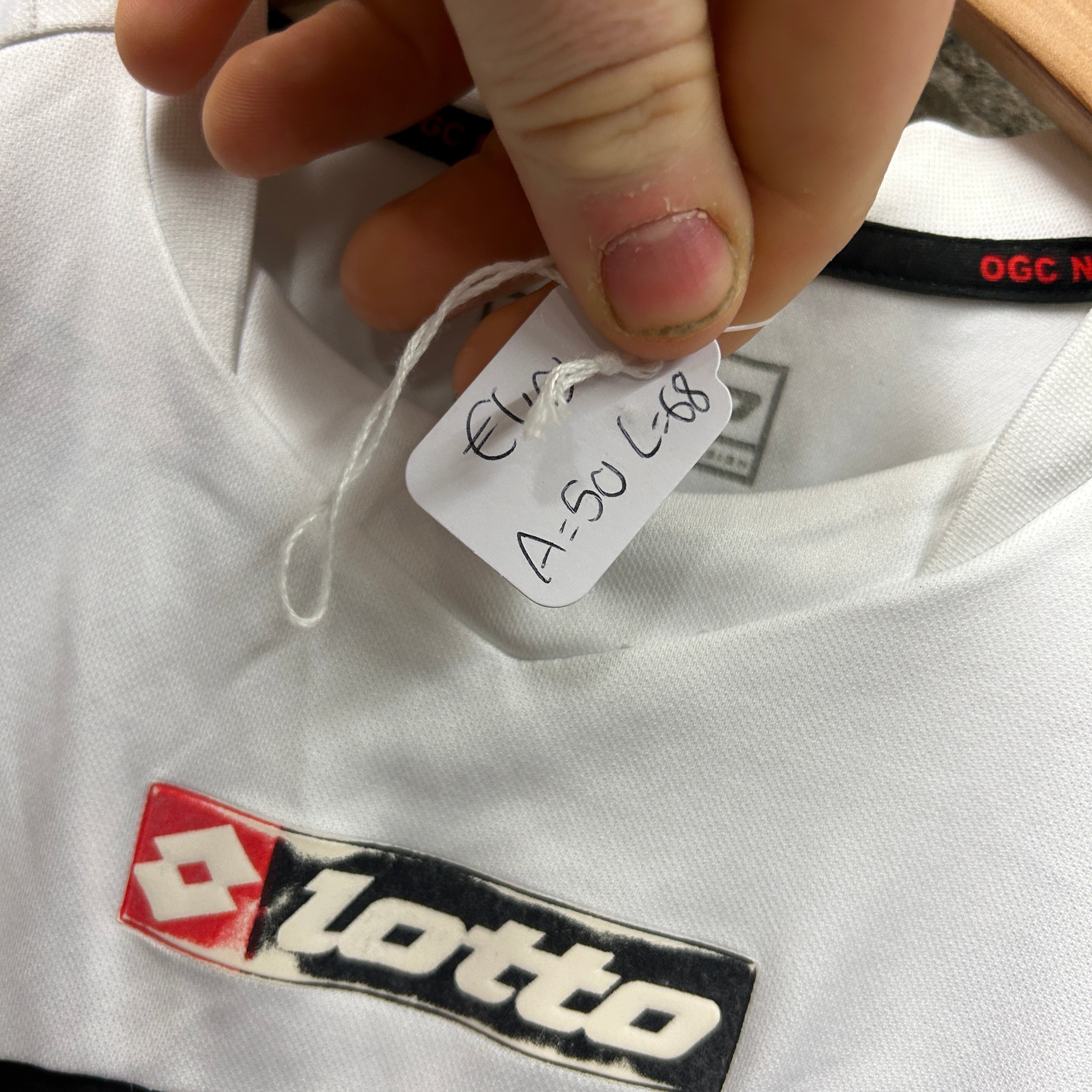 OGCN Cote D'Azur Lotto Football Shirt