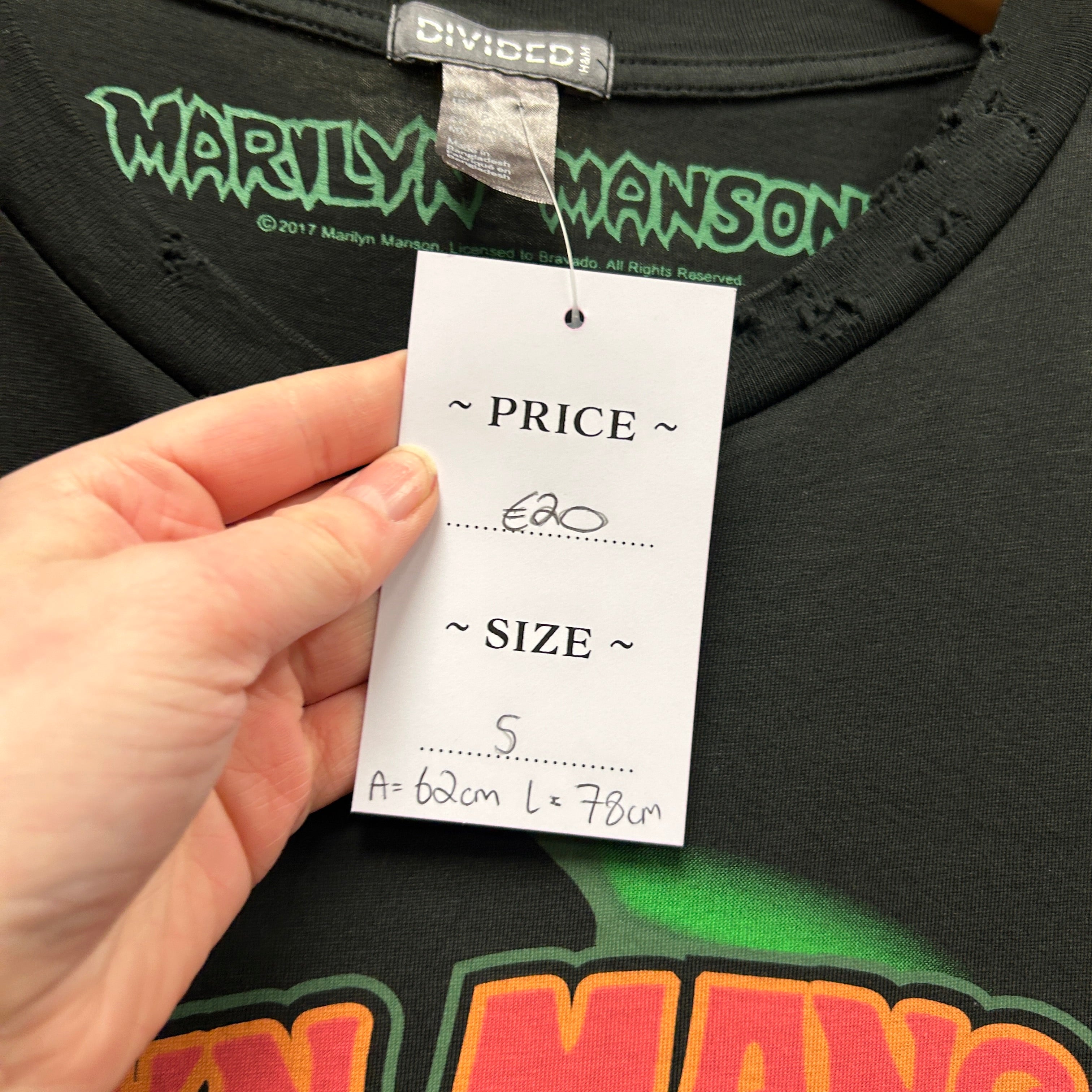 Marolyn Manson Divided T-shirt