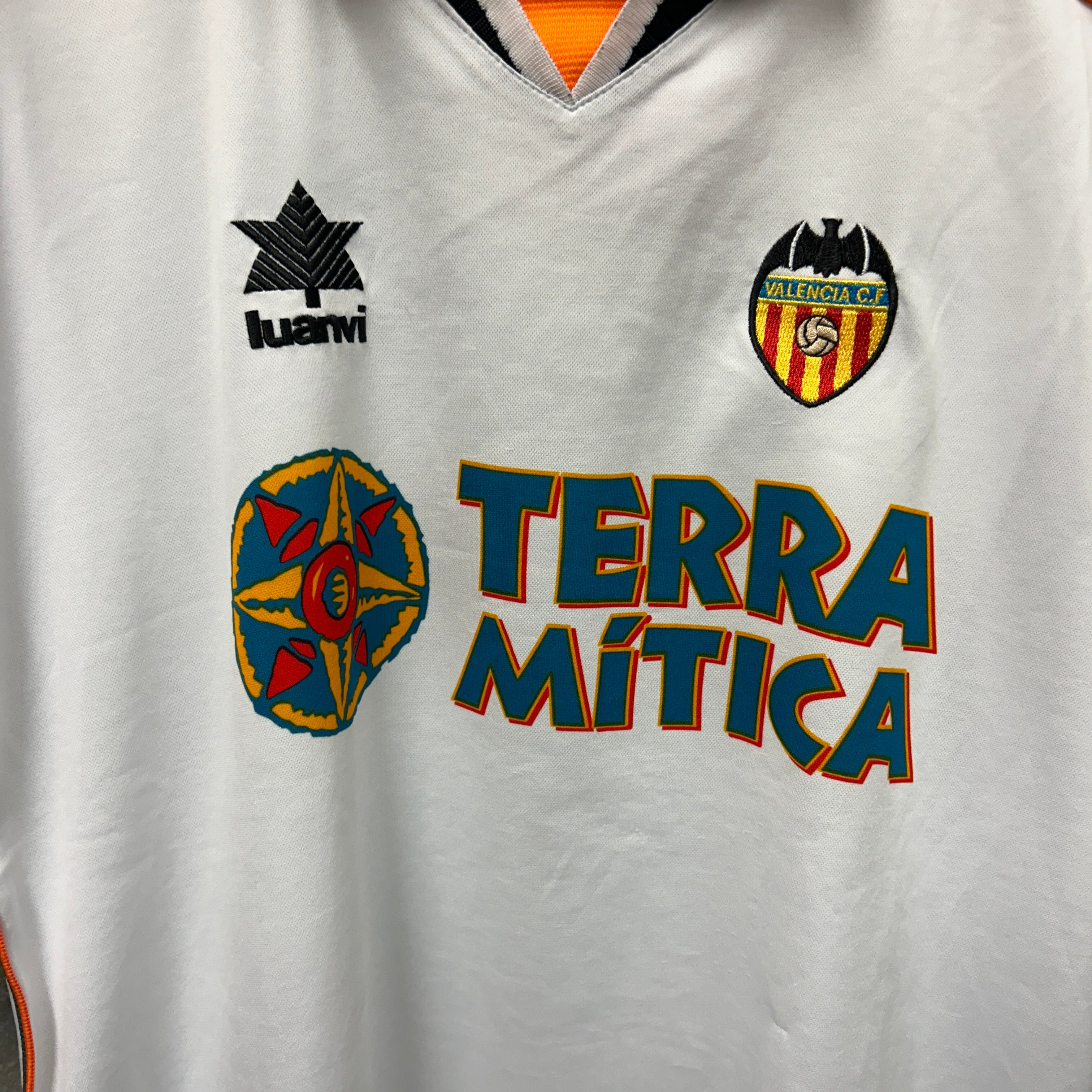 Vintage Valencia 1999 Luanvi Football Shirt
