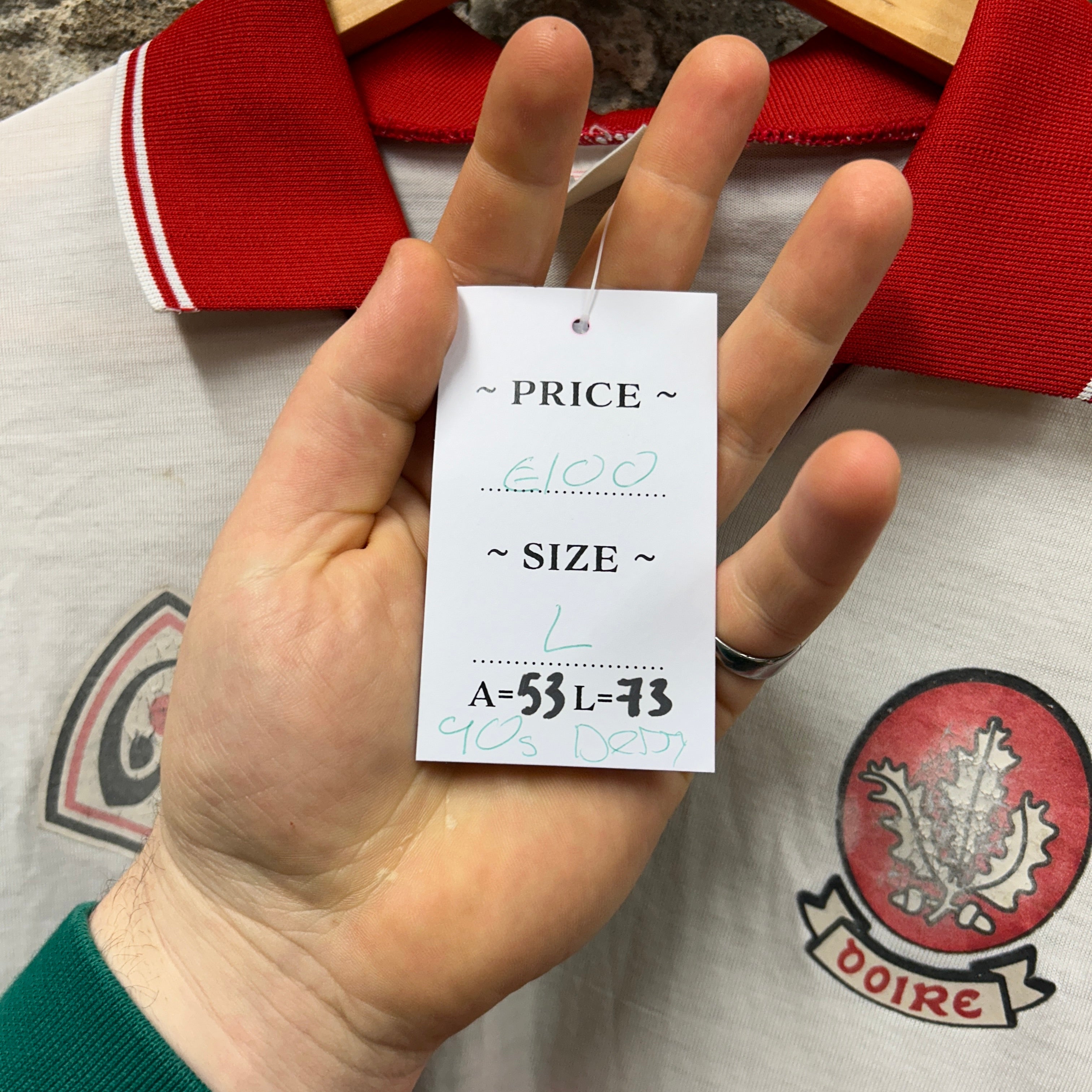 Derry 1998 O'neills Football Shirt