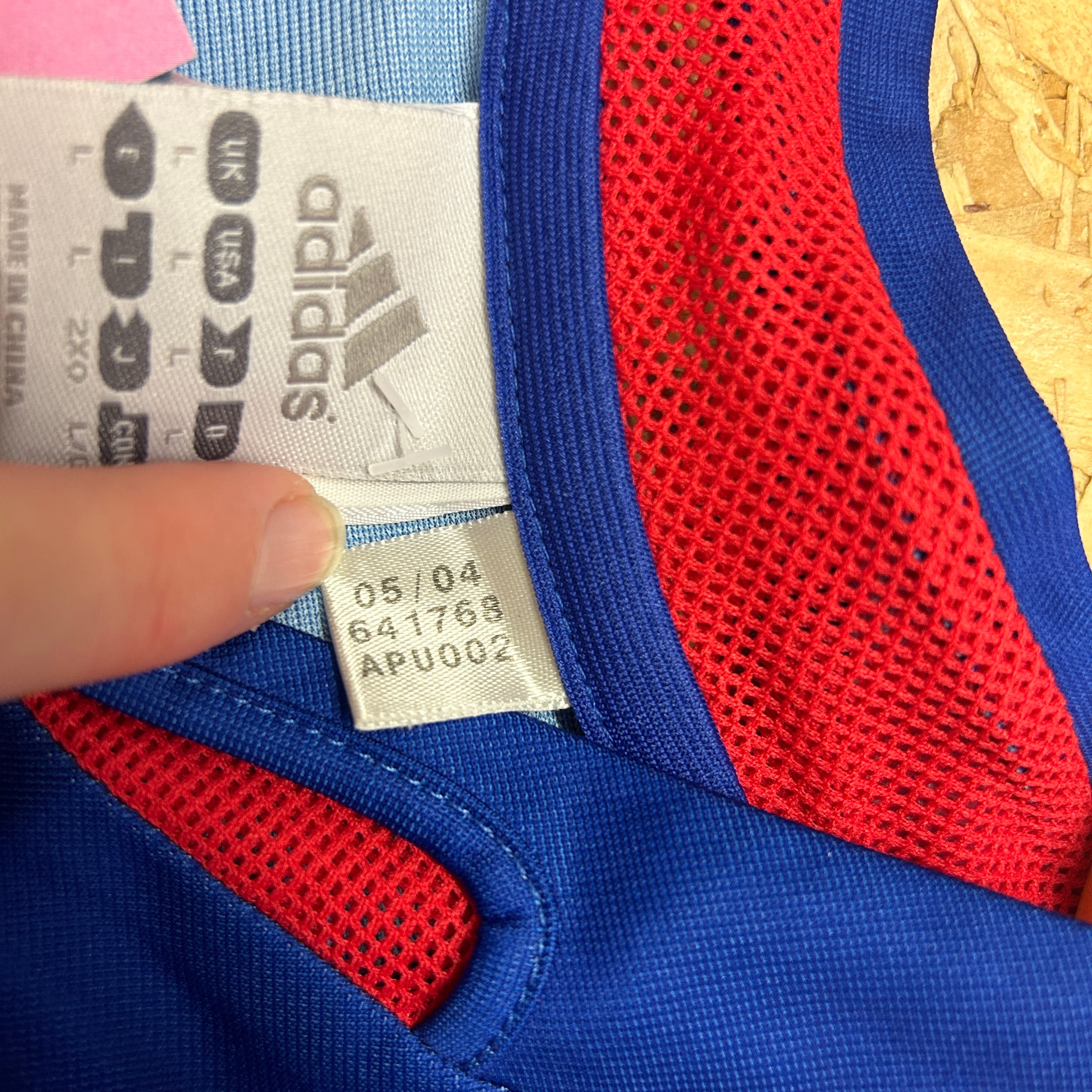 France 2004/2005 Adidas Football Shirt