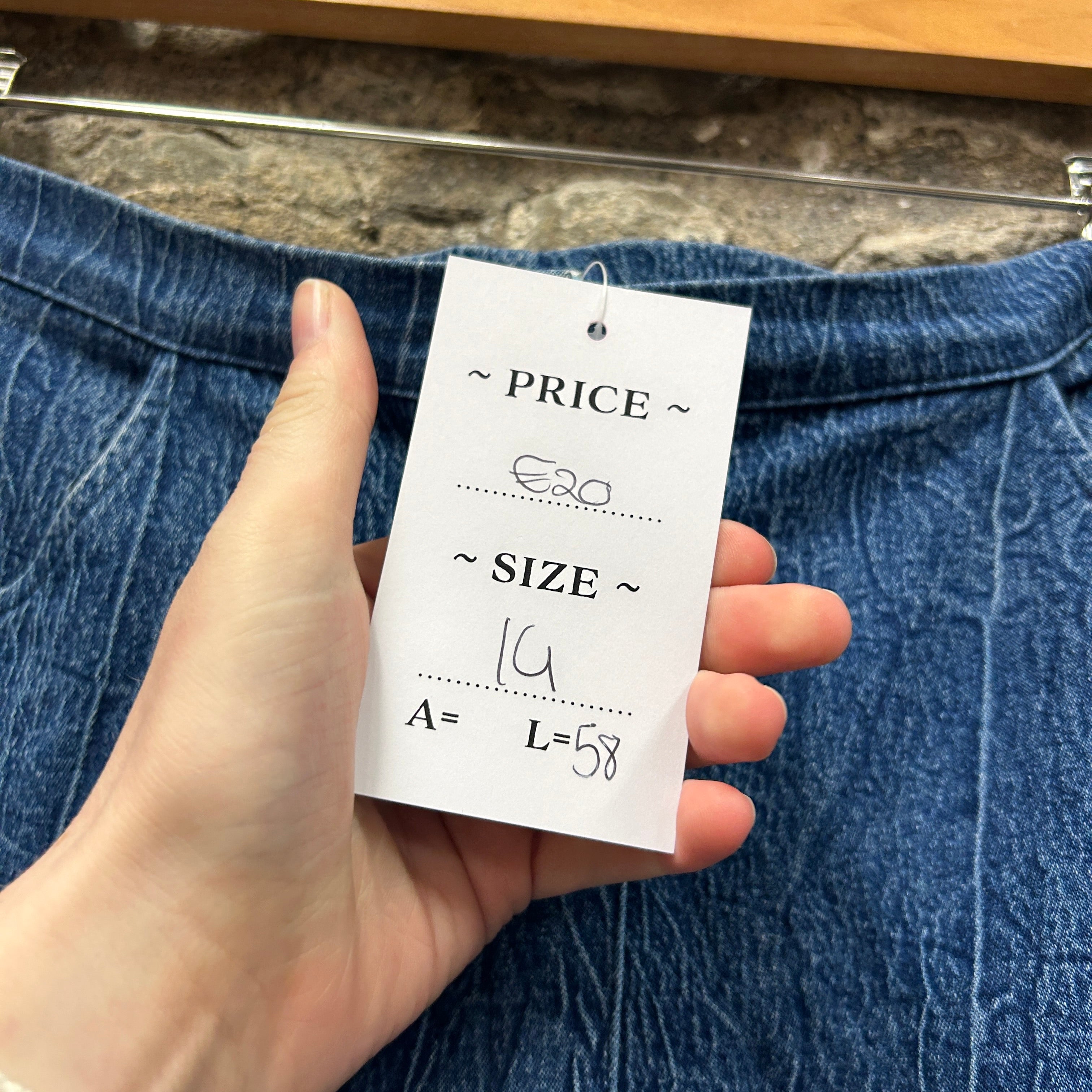 Vintage Denim Skirt