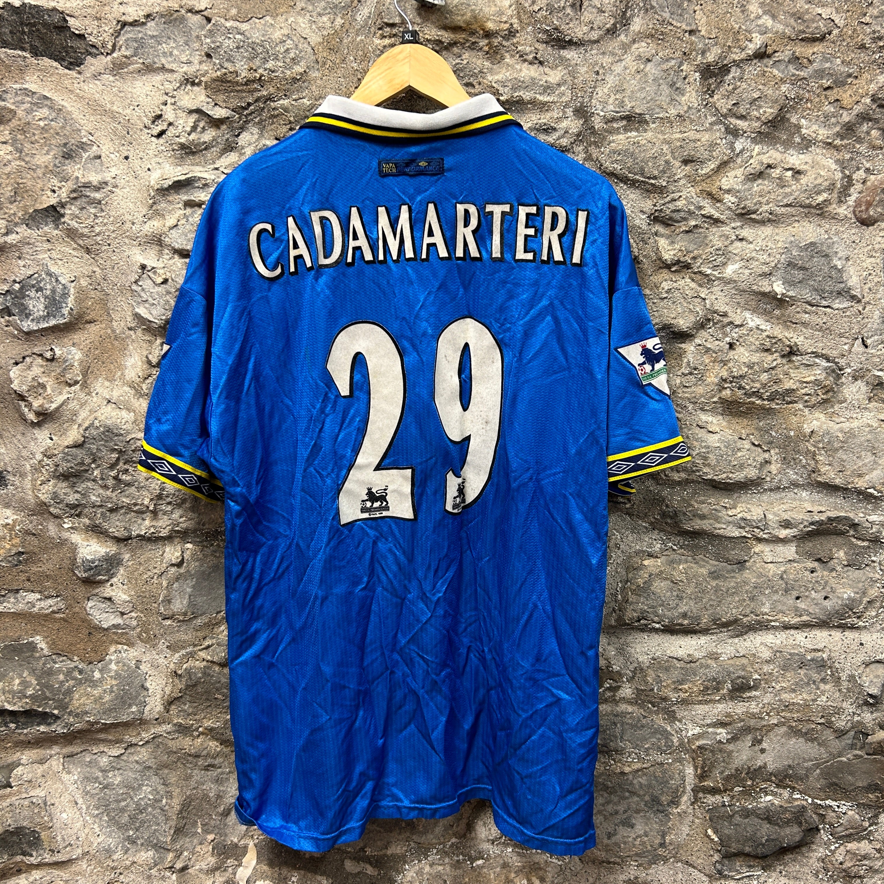 Everton Cadamarteri 1997-1998 Umbro Football Shirt
