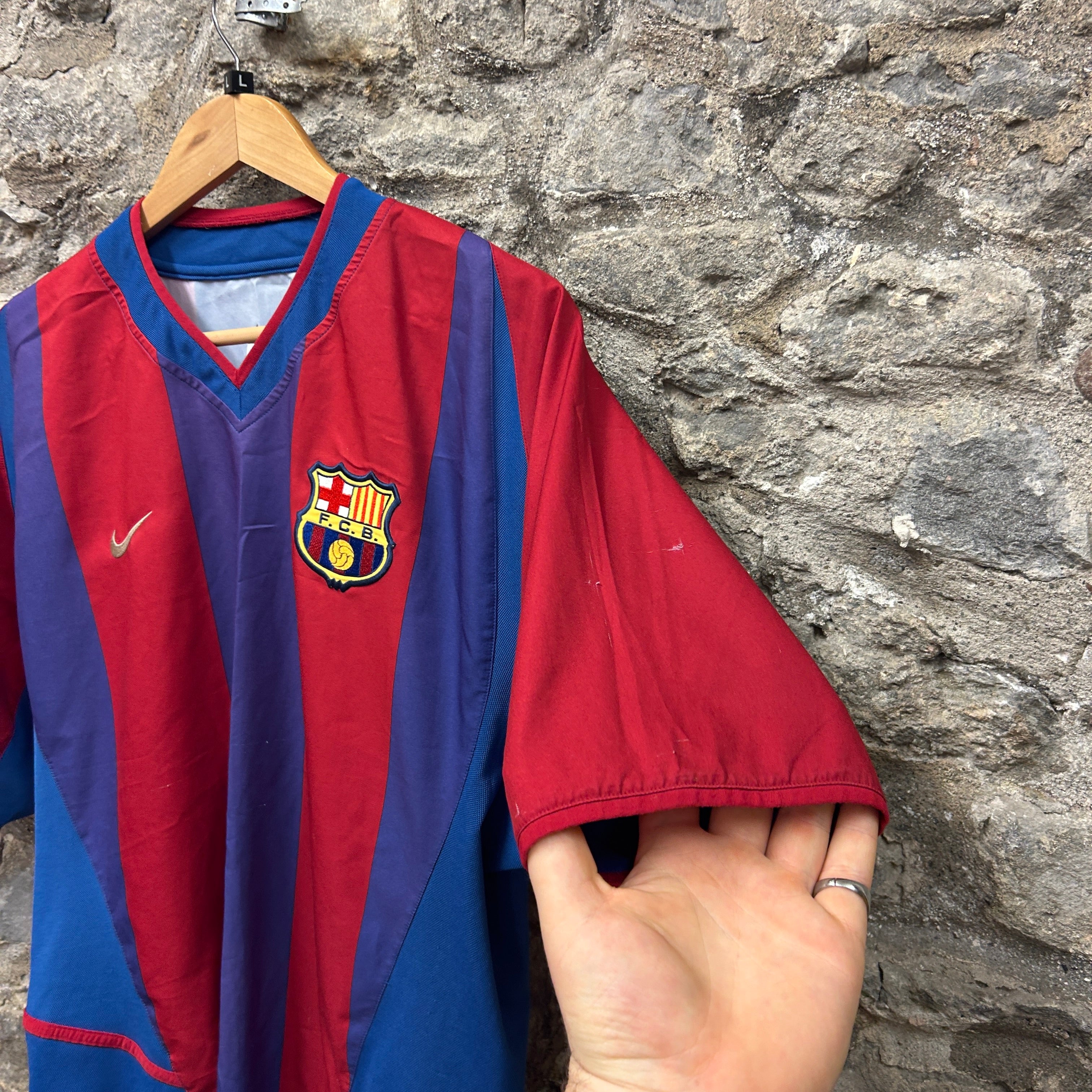 Nike FC Barcelona Football Shirt 2002-2003