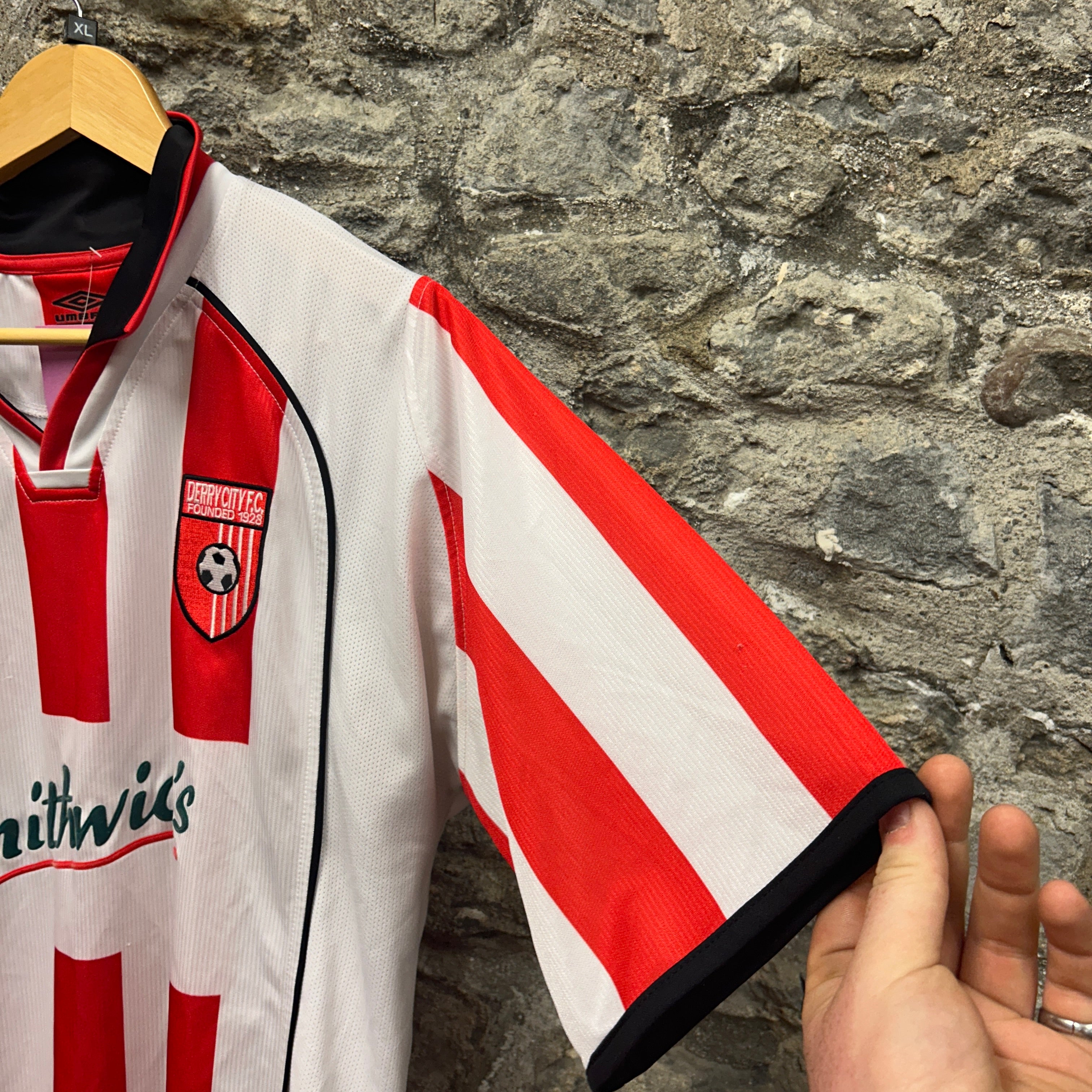 Derry City Fc 2004-2005 Umbro Football Shirt