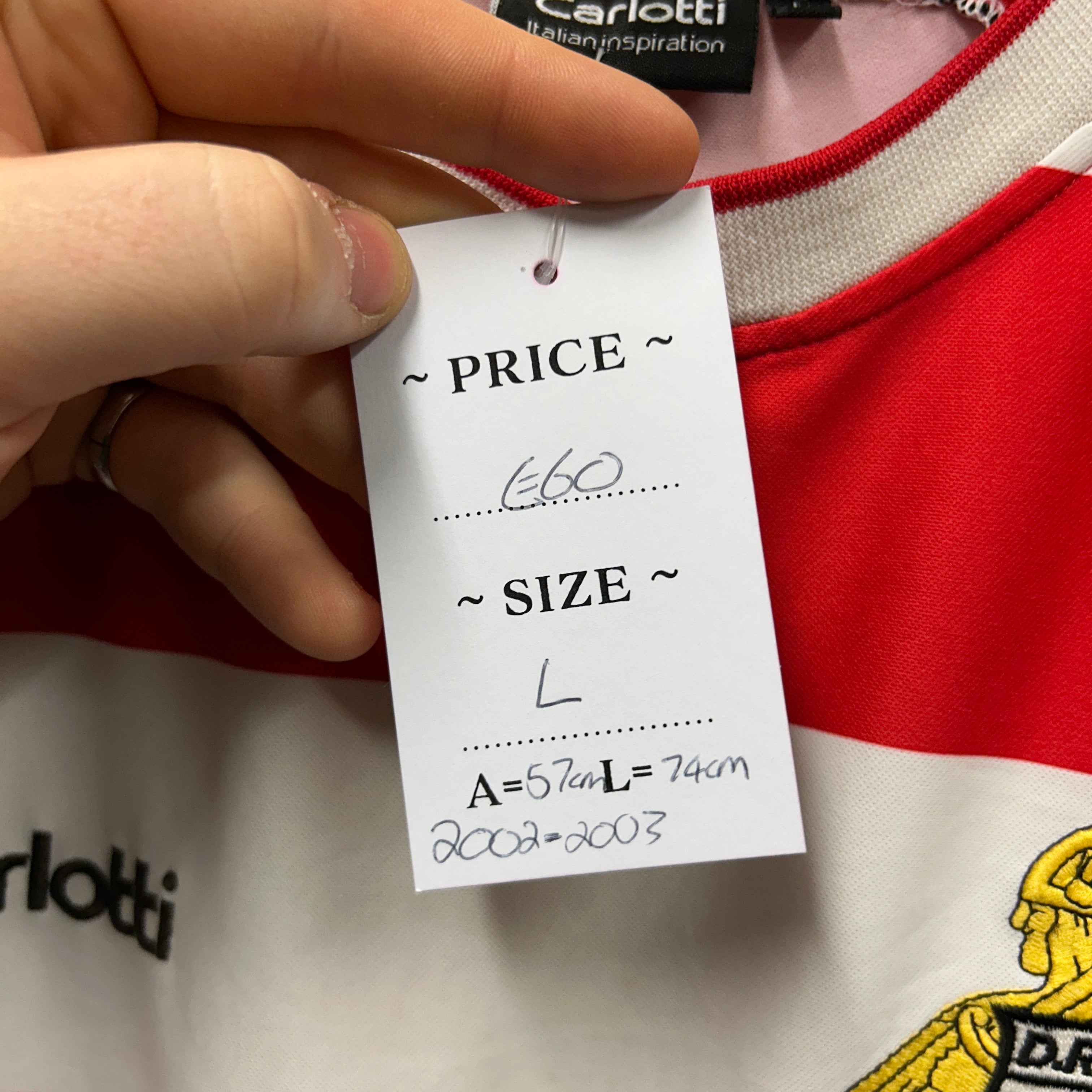 Vintage Doncaster Rovers 2003/2005 Carlotti Football Shirt