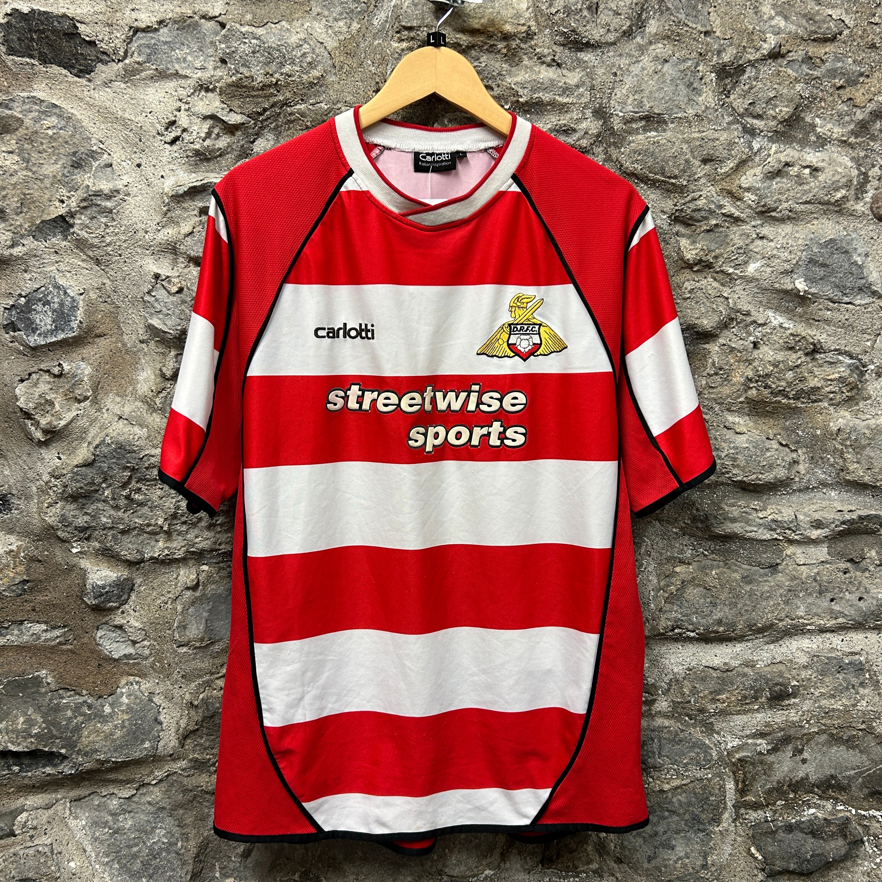 Vintage Doncaster Rovers 2003/2005 Carlotti Football Shirt