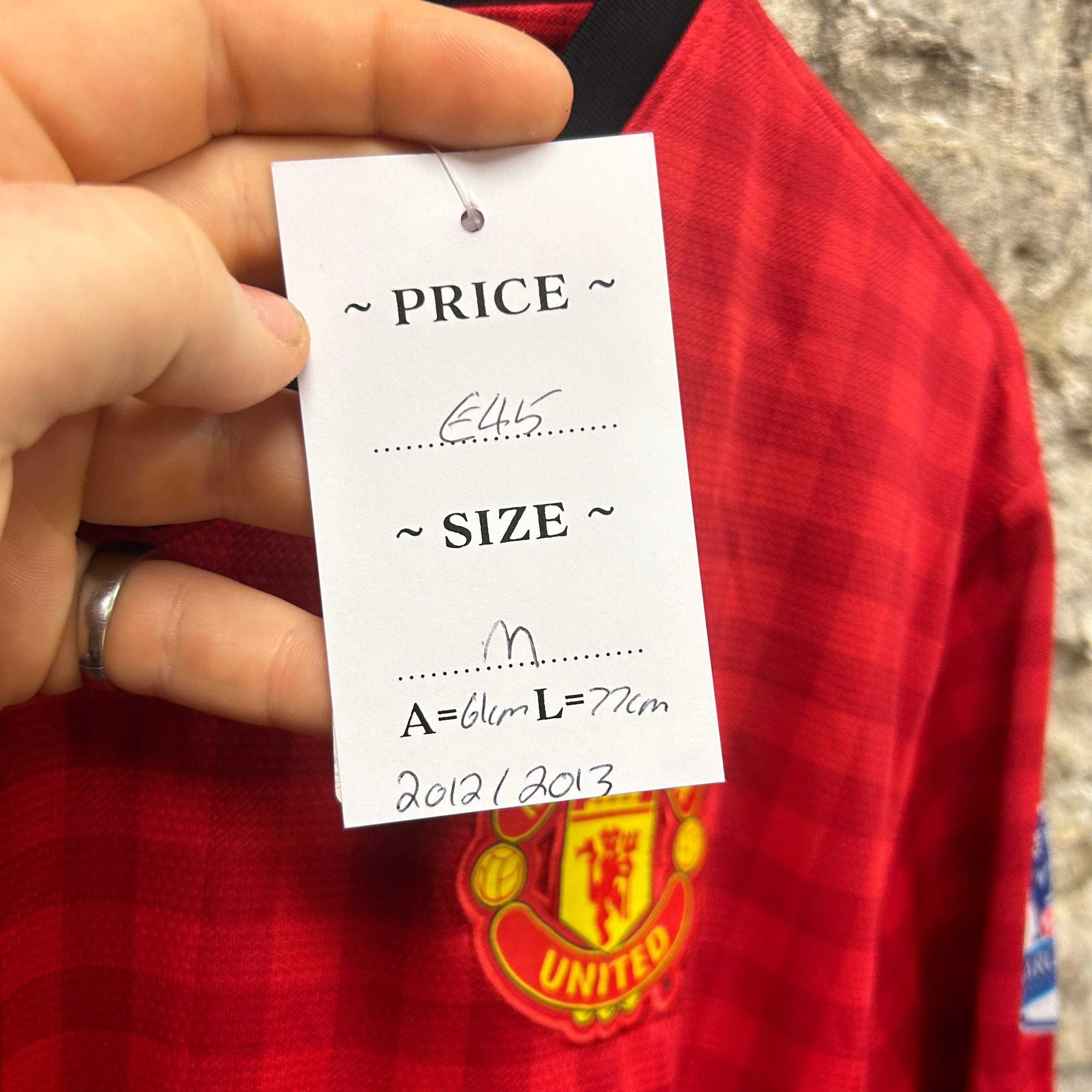 Manchester United Robin Van Persie 2012/2013 Nike Football Shirt