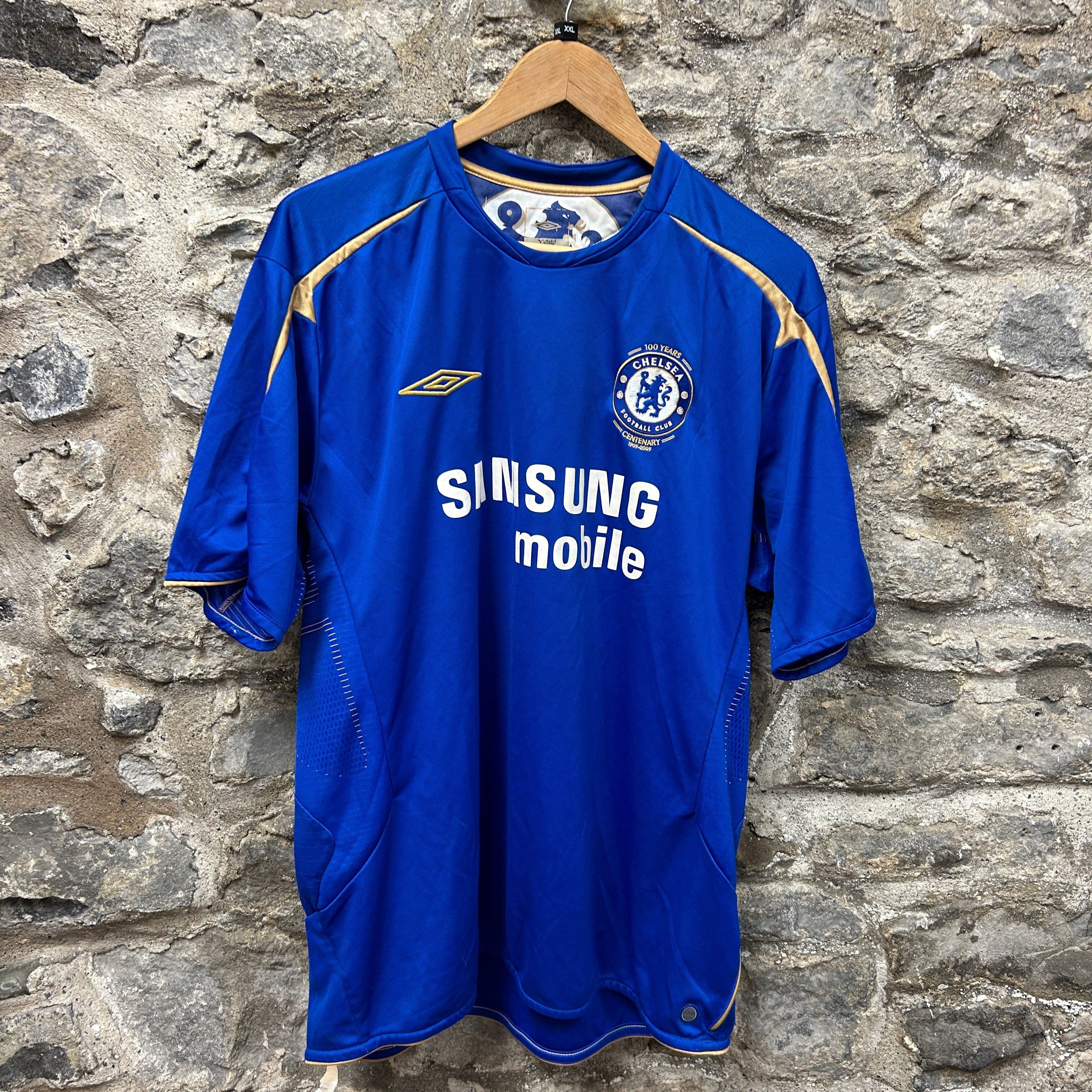 Chelsea Damien Duff 2005/2006 Umbro Football Shirt