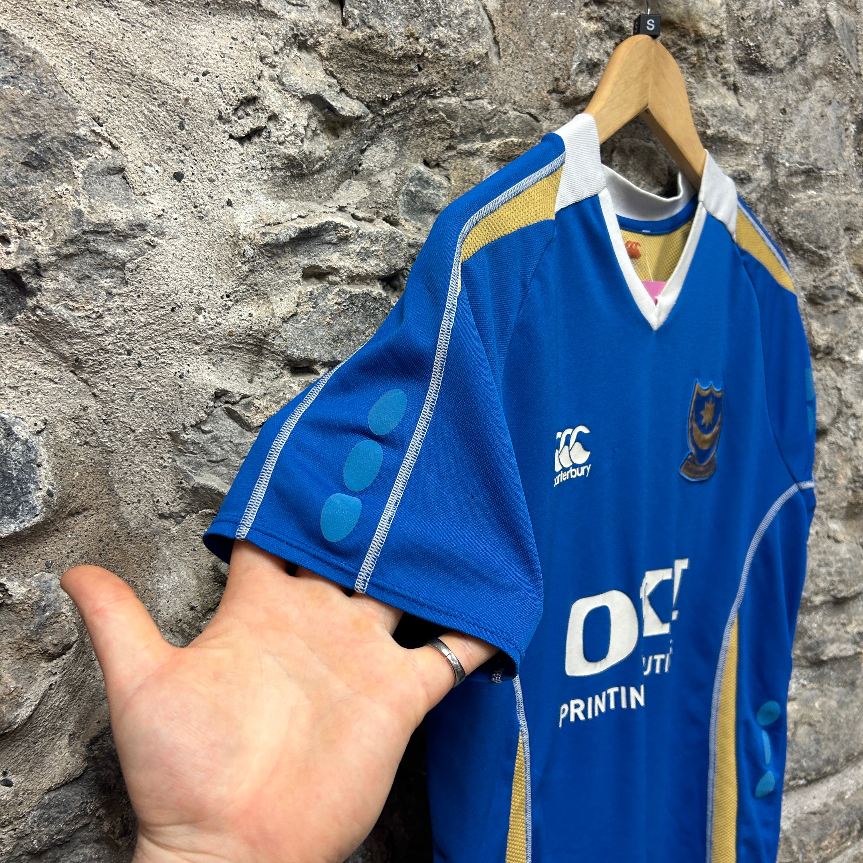 Portsmouth 2007/2008 Canterbury Football Shirt