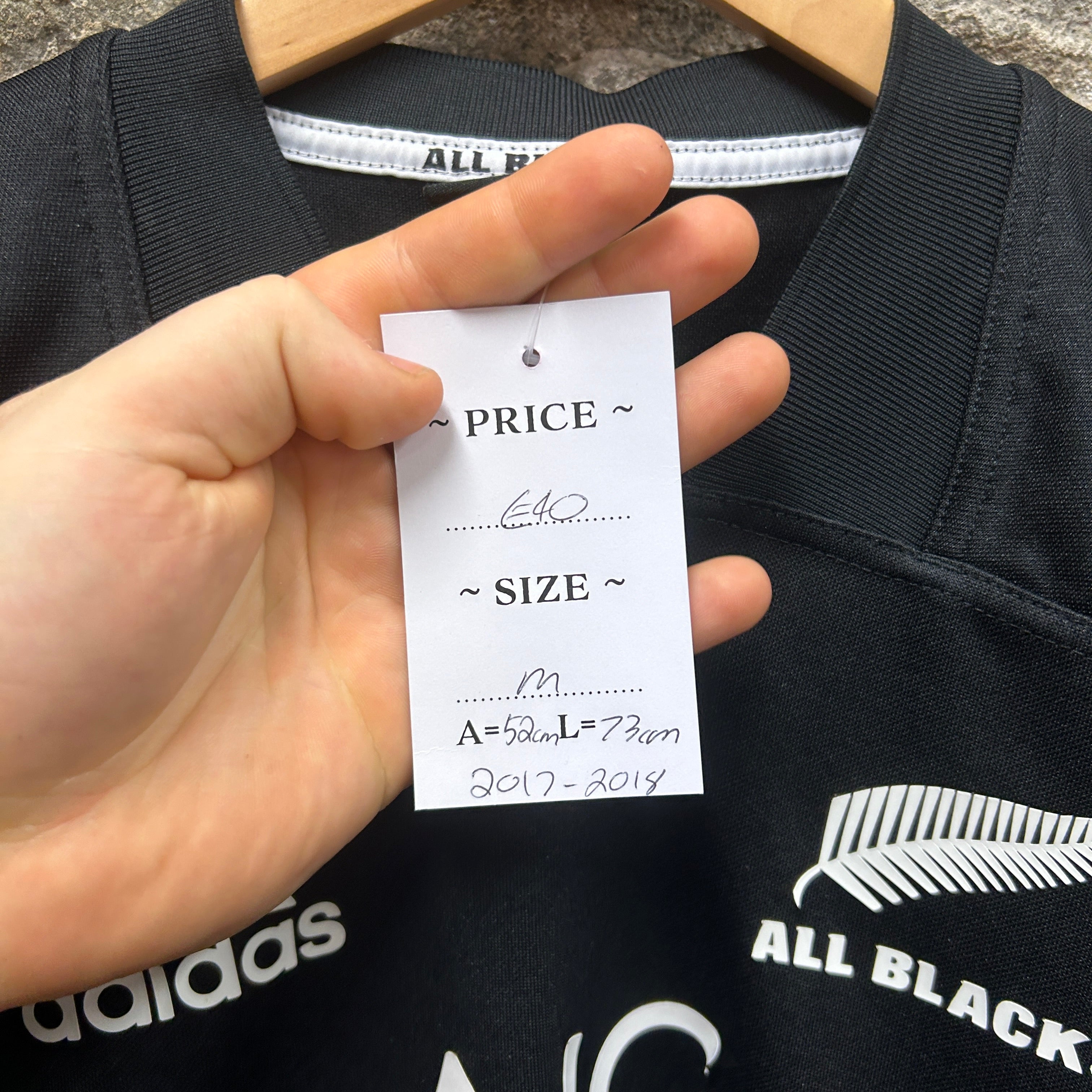 New Zealand 2017/2018 Adidas Rugby Jersey