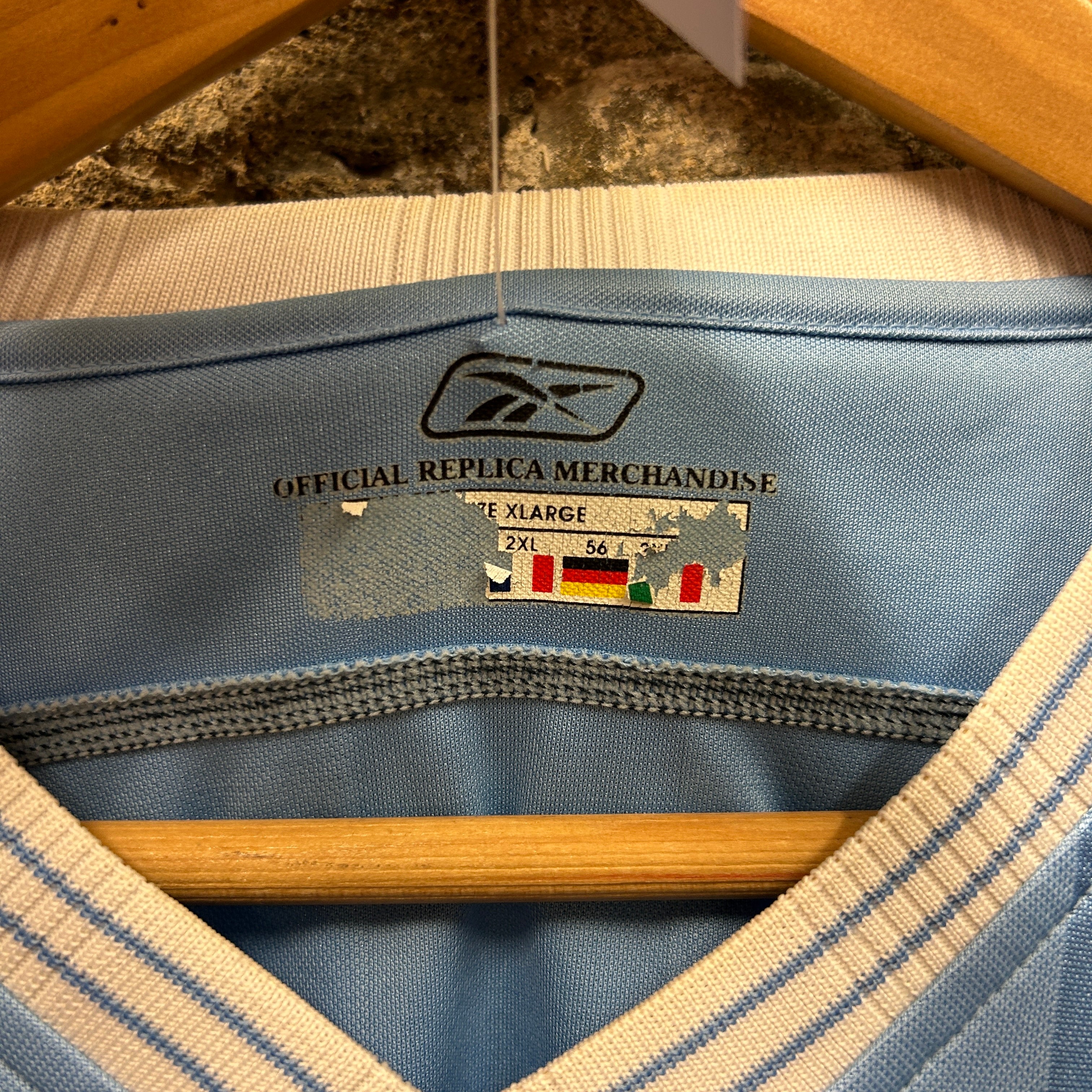 Manchester City 2003/2004 Reebok Football Shirt