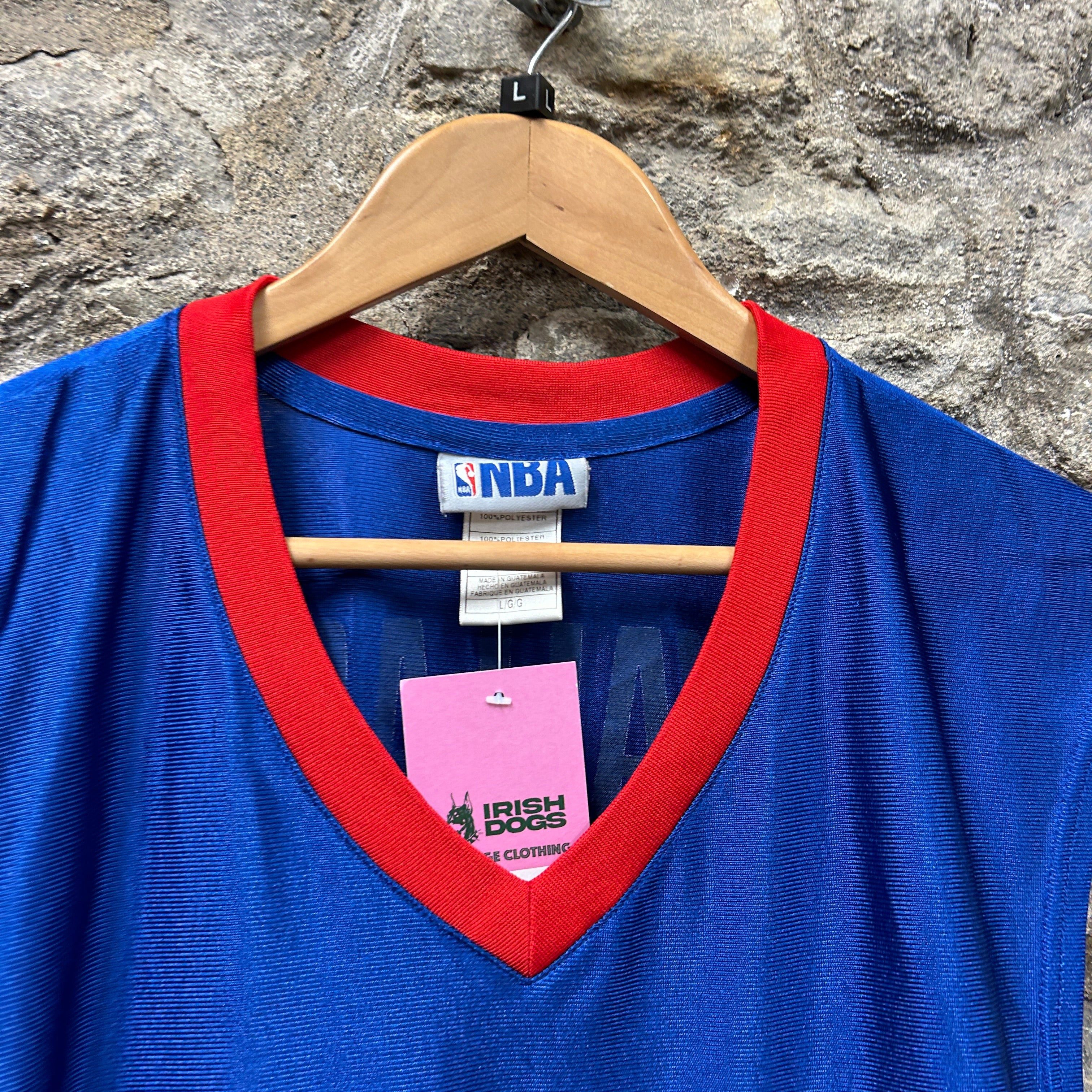 Vintage Detroit Pistons Ben Wallace Nba Basketball Jersey