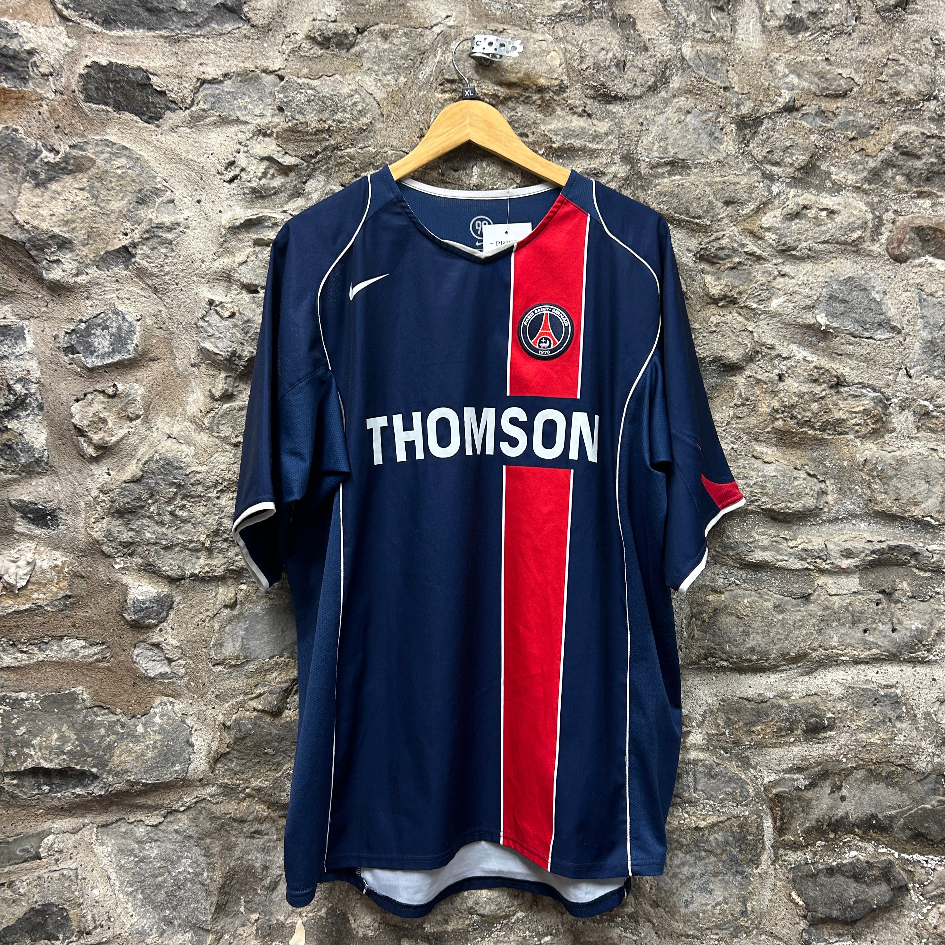 Vintage PSG 2004-2005 Nike Football Shirt