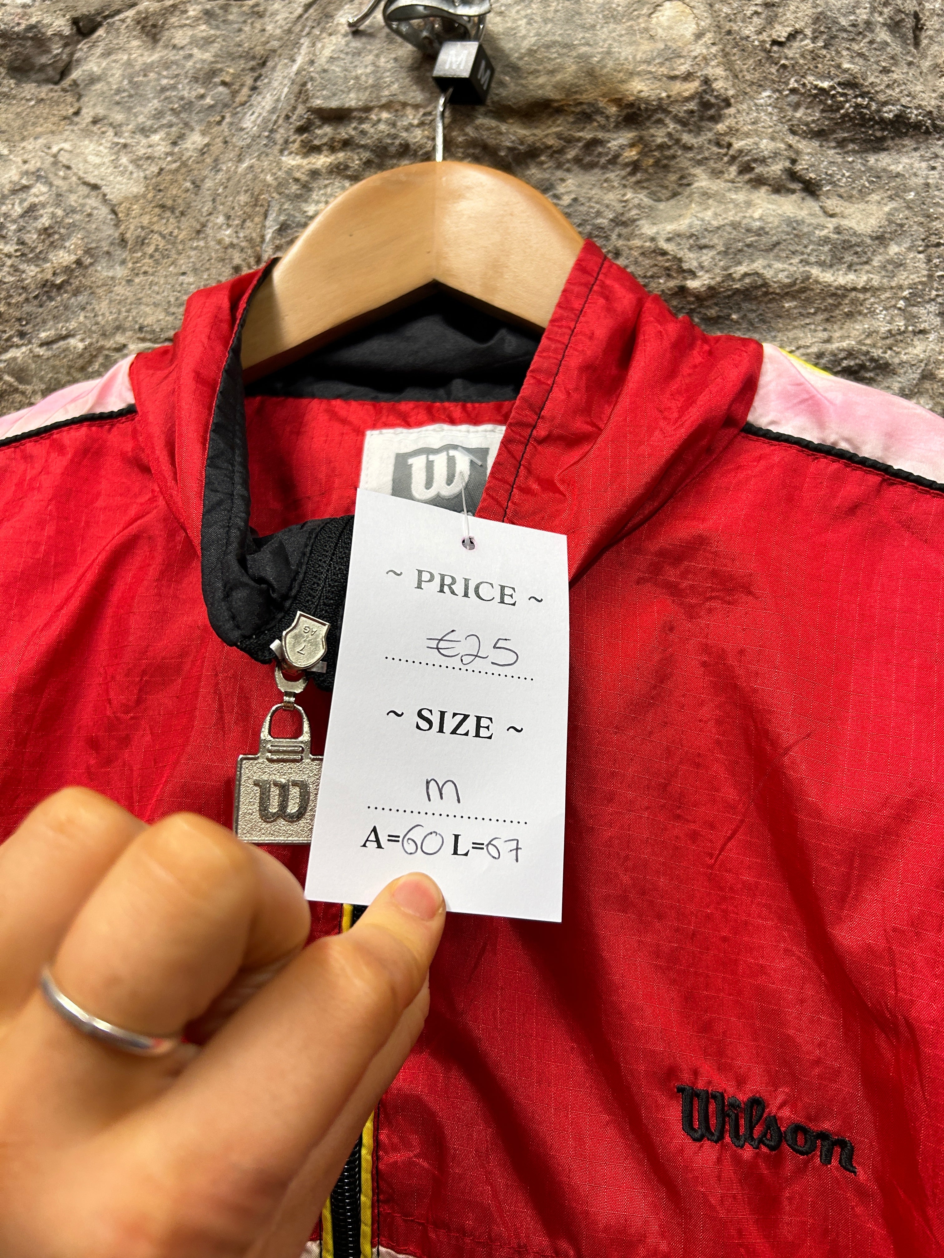 Vintage Wilson Windbreaker Jacket