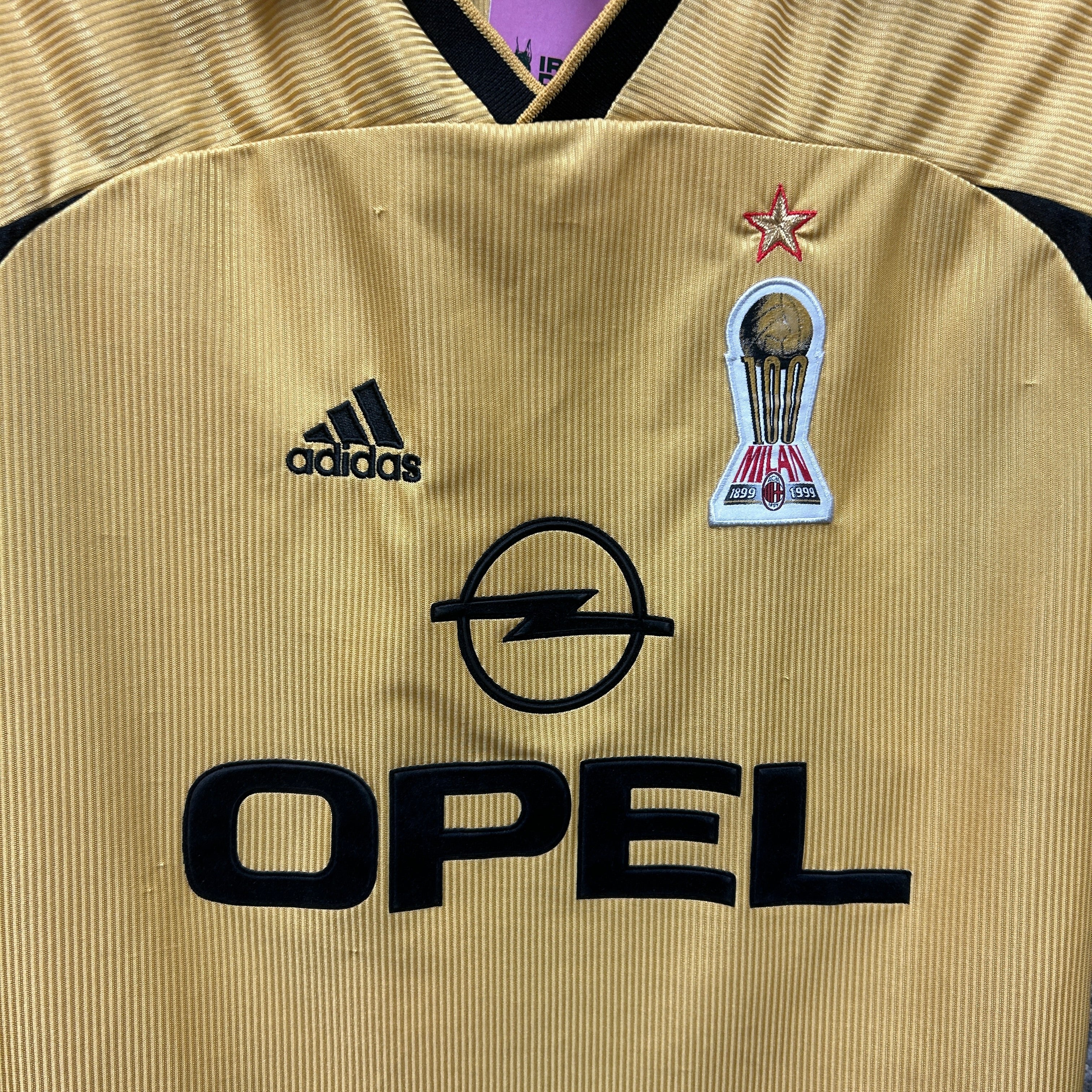 AC Milan 1999/2000 Adidas Football Shirt