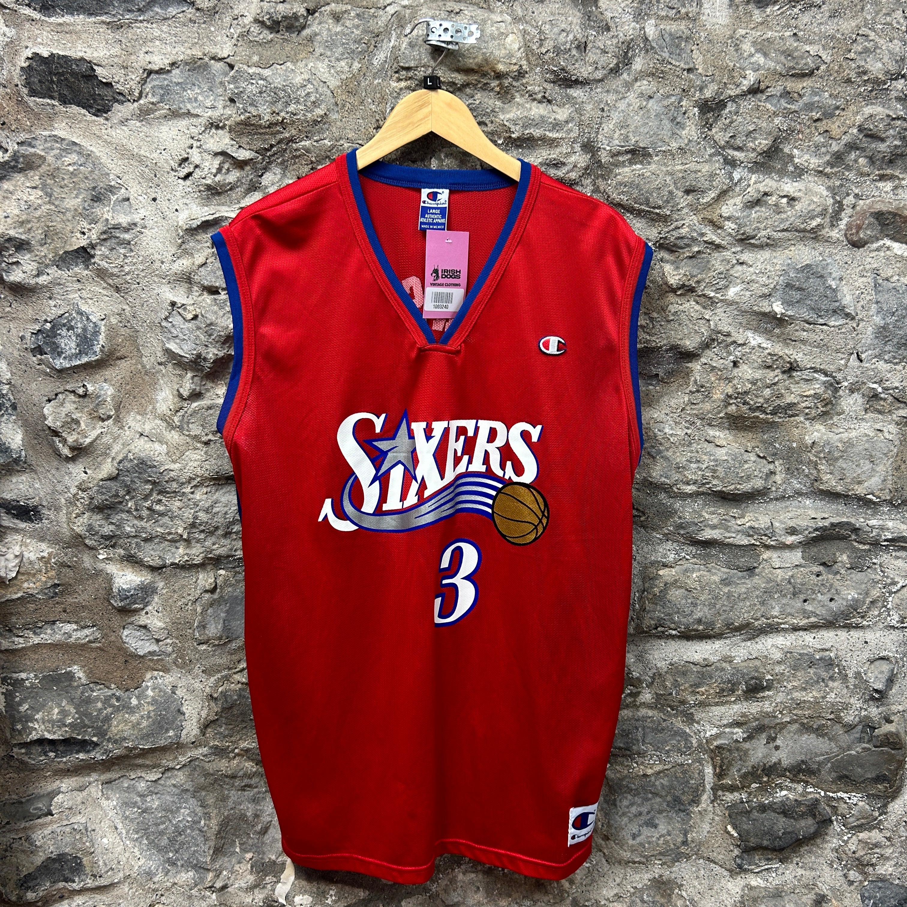 Champion Philadelphia 76ers Basketball Jersey 2000-2002