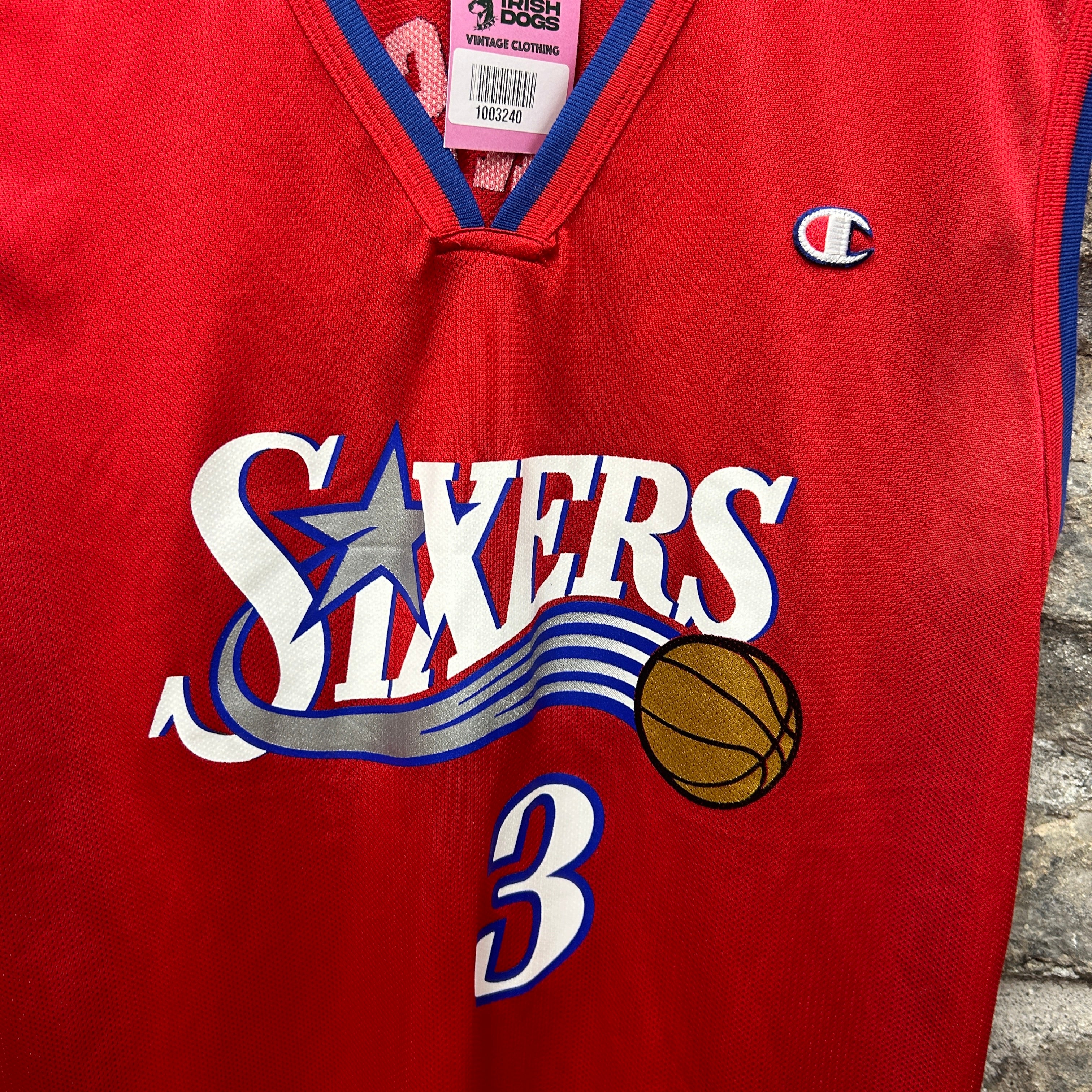 Champion Philadelphia 76ers Basketball Jersey 2000-2002