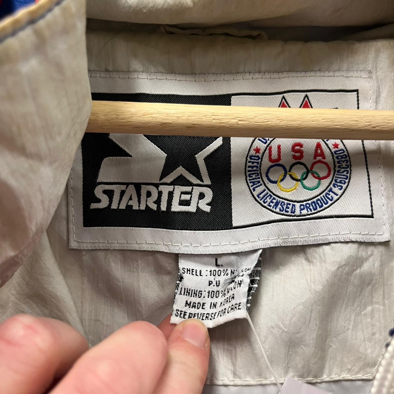 Vintage Team USA Starter Windbreaker Jacket