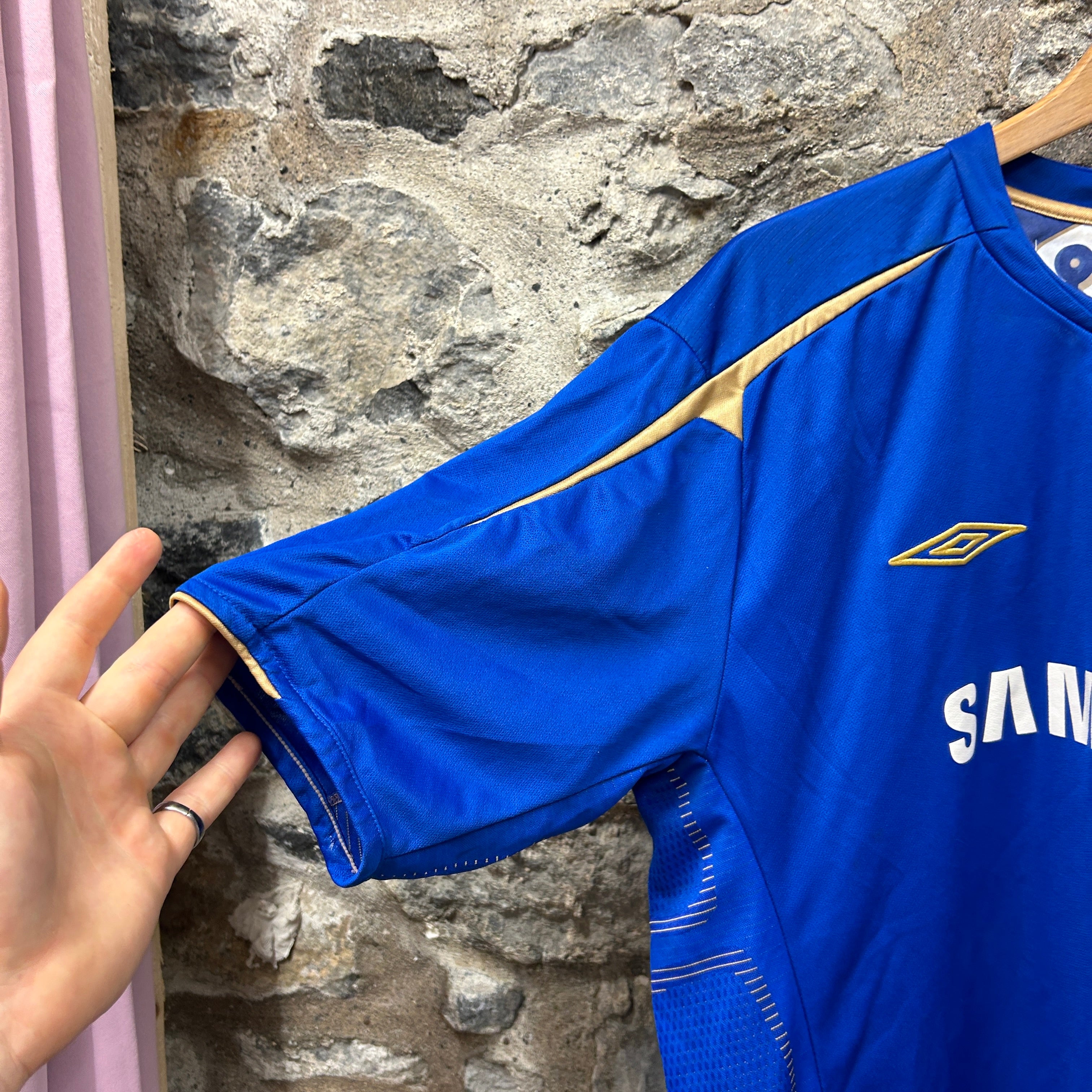 Chelsea Damien Duff 2005/2006 Umbro Football Shirt
