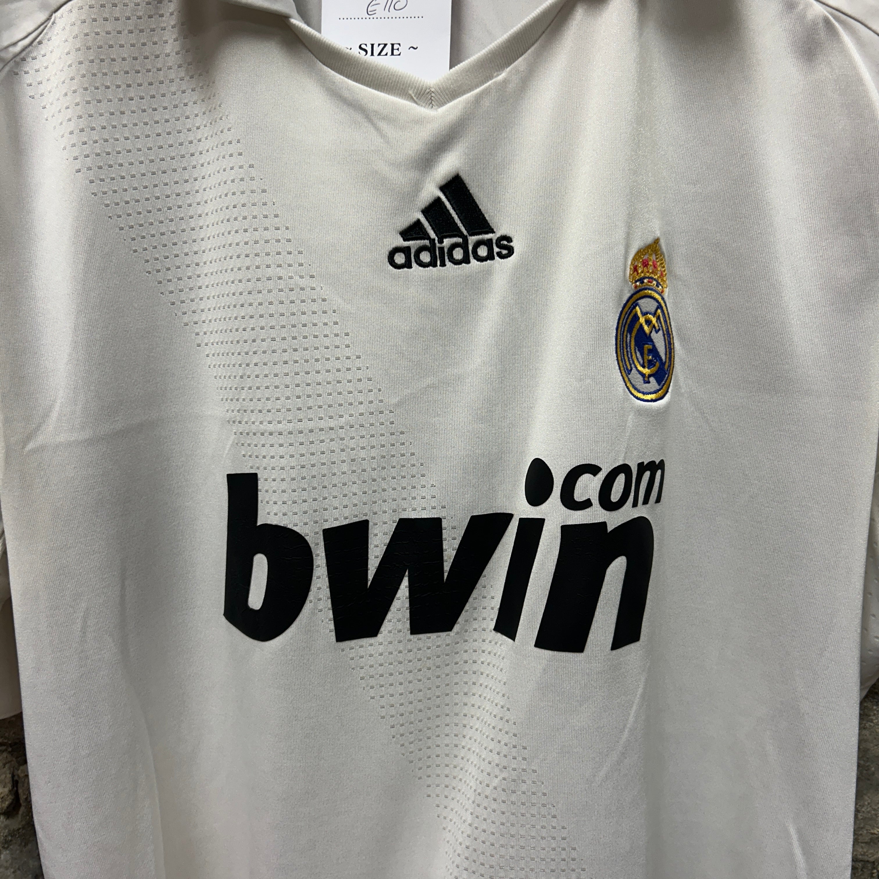 Real Madrid 2008/2009 Adidas Football Shirt