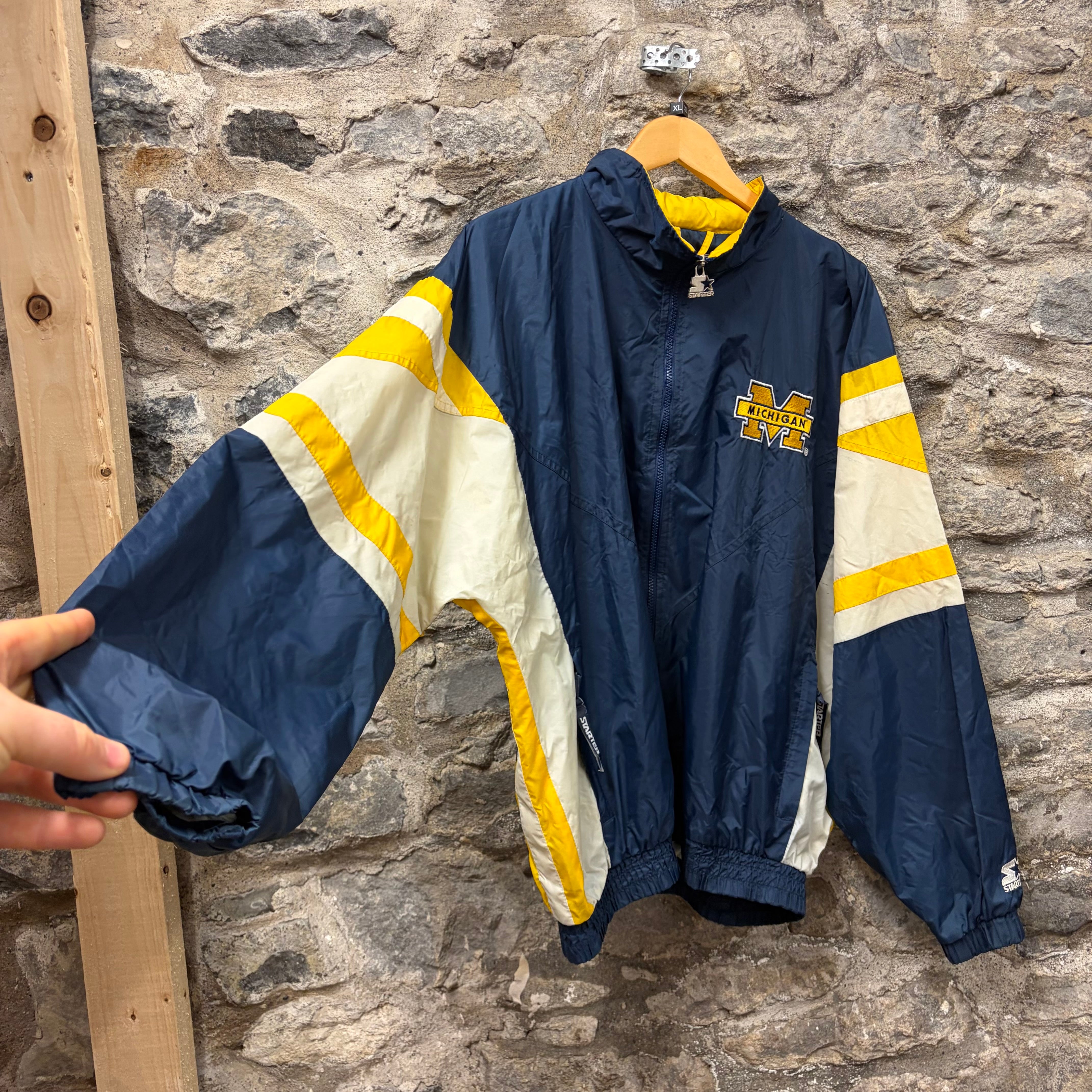 Michigan Starter Windbreaker Jacket