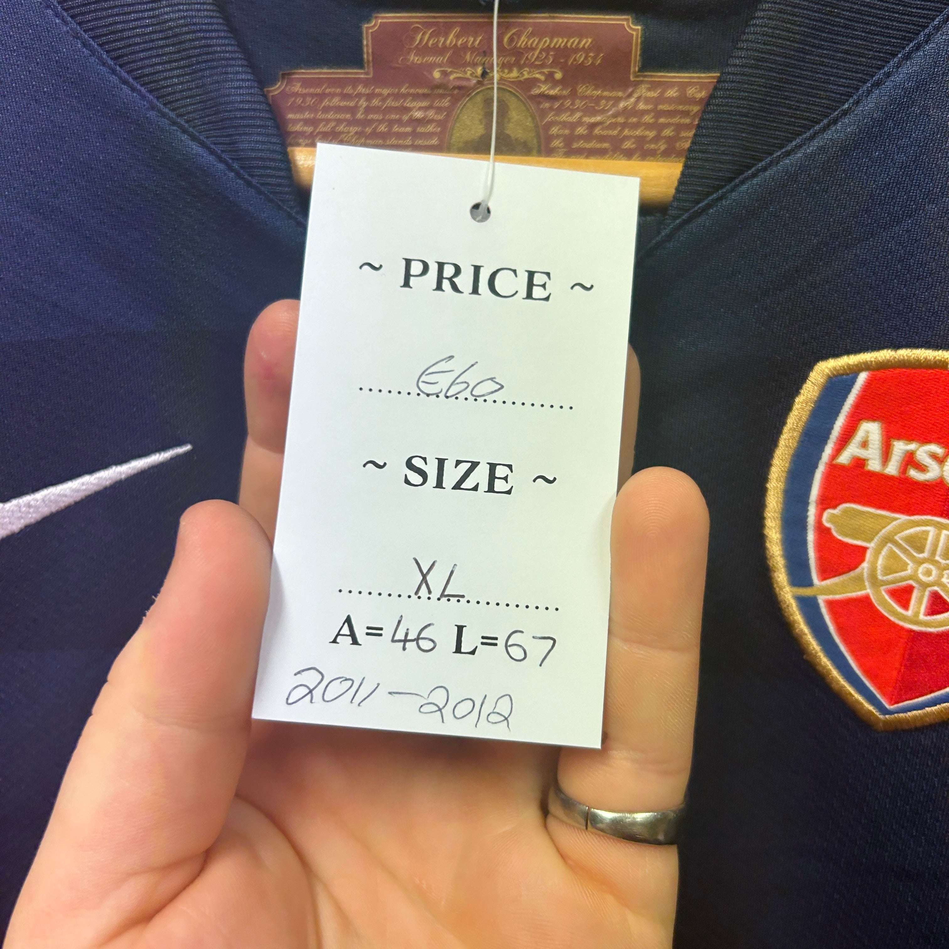 Arsenal 2011/2012 Nike Football Shirt