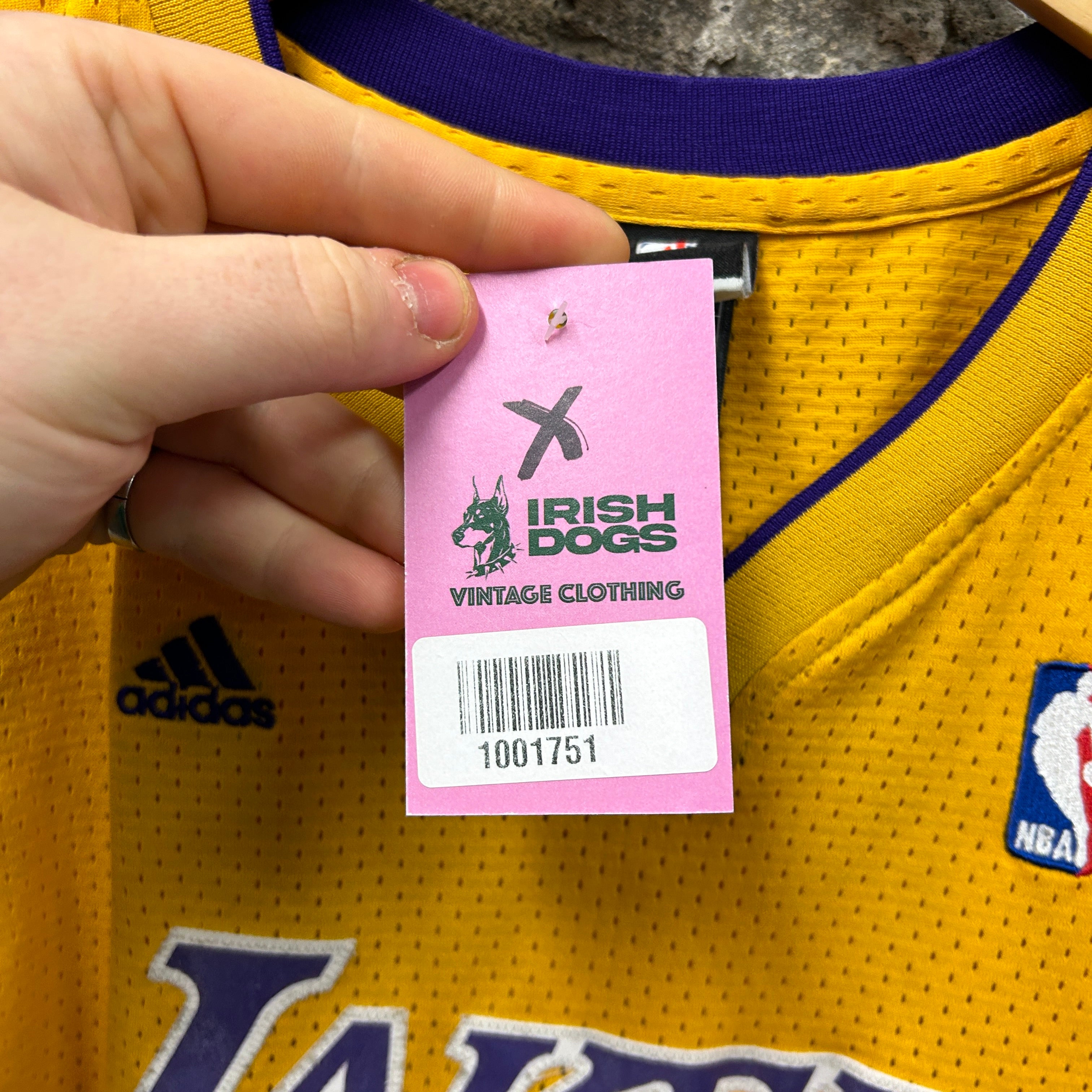 LA Lakers Kobe Bryant Adidas Basketball Jersey