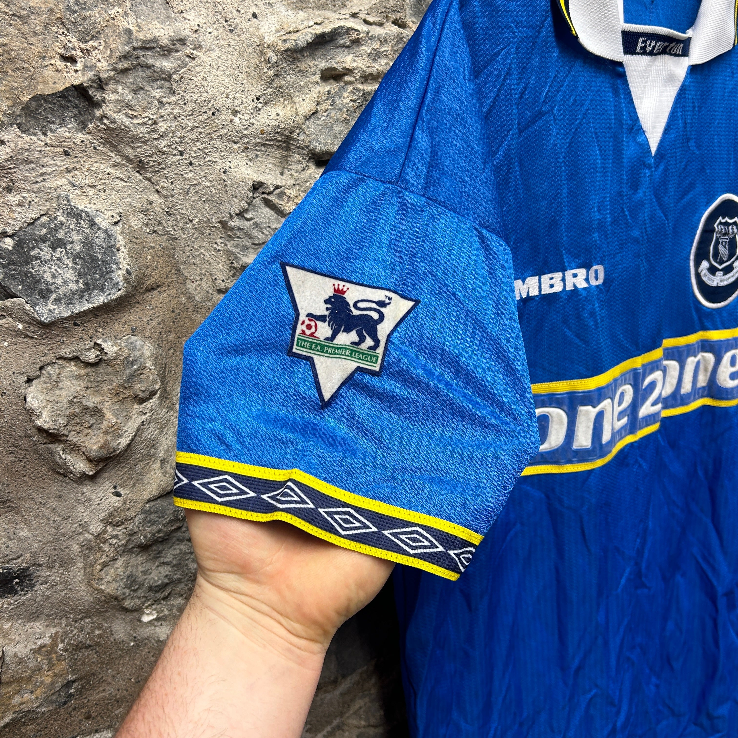 Everton Cadamarteri 1997-1998 Umbro Football Shirt