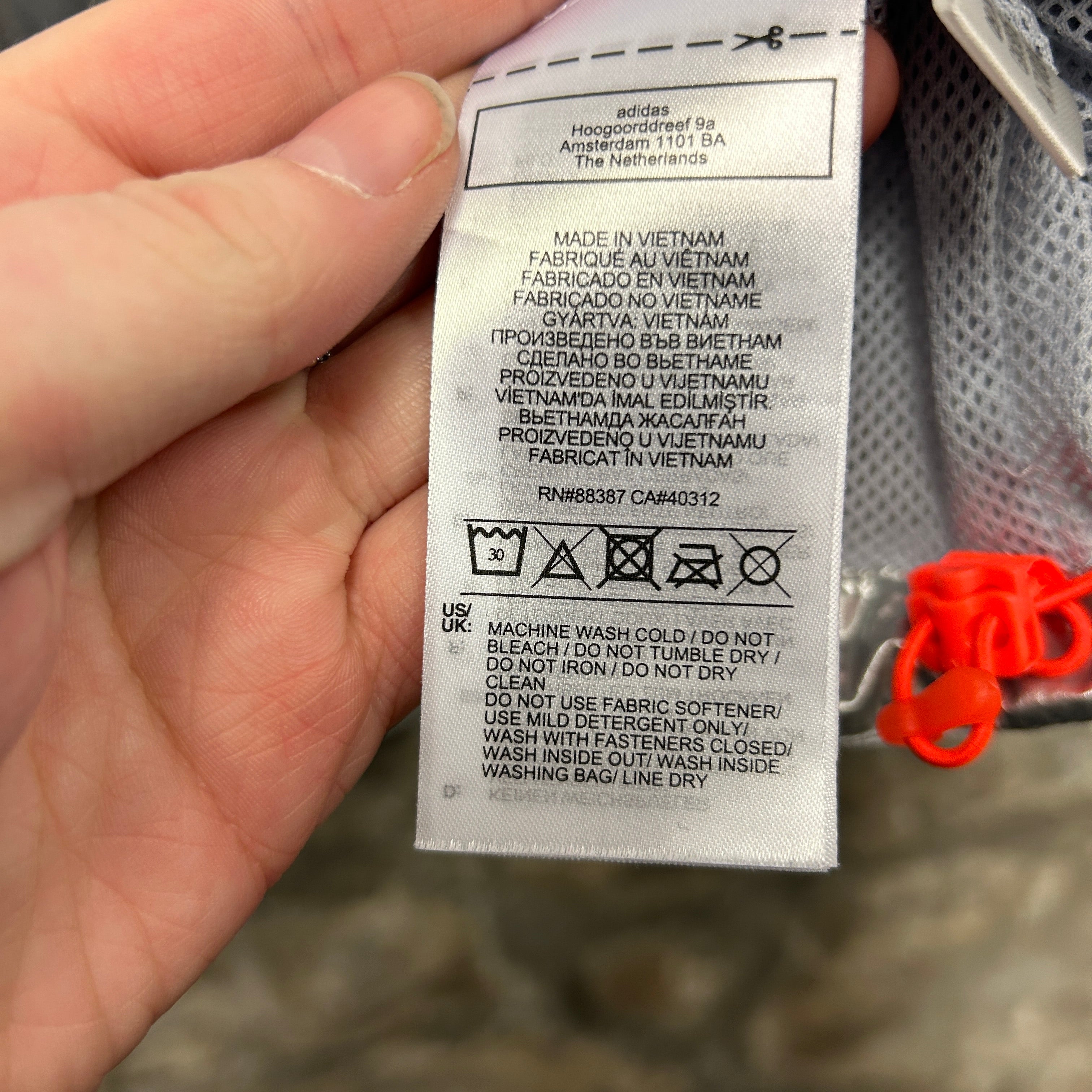 Nasa Adidas Windbreaker Jacket