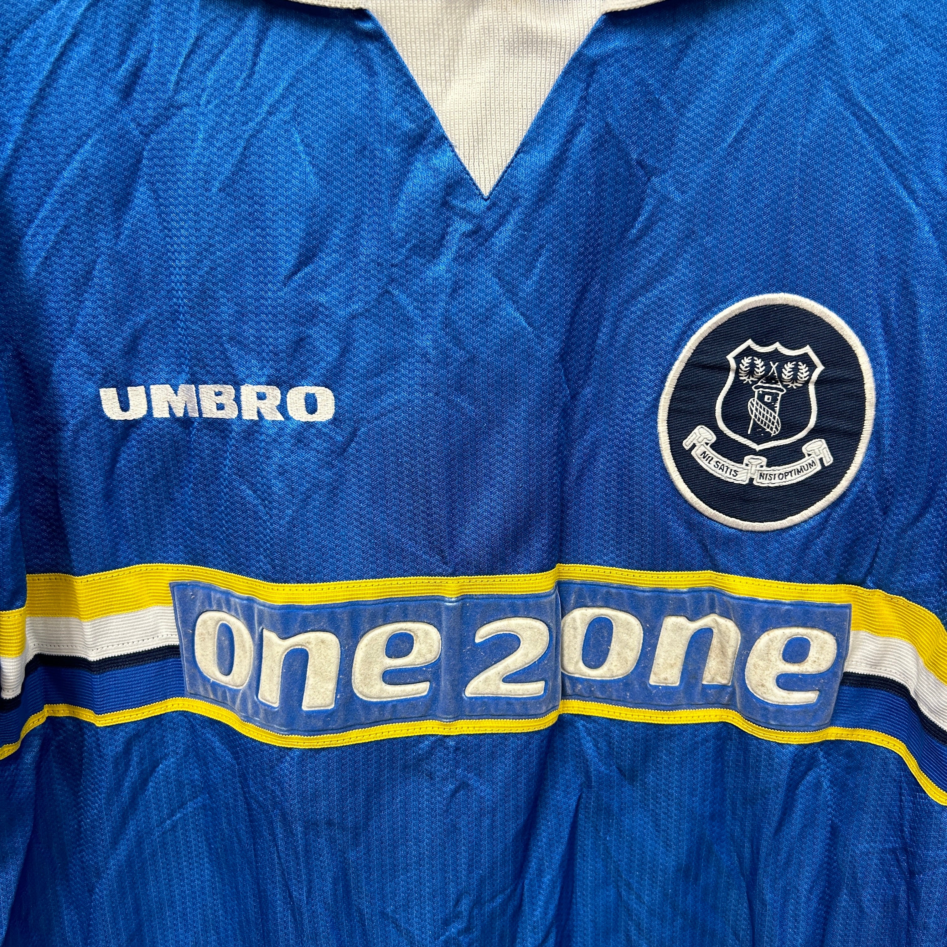 Everton Cadamarteri 1997-1998 Umbro Football Shirt