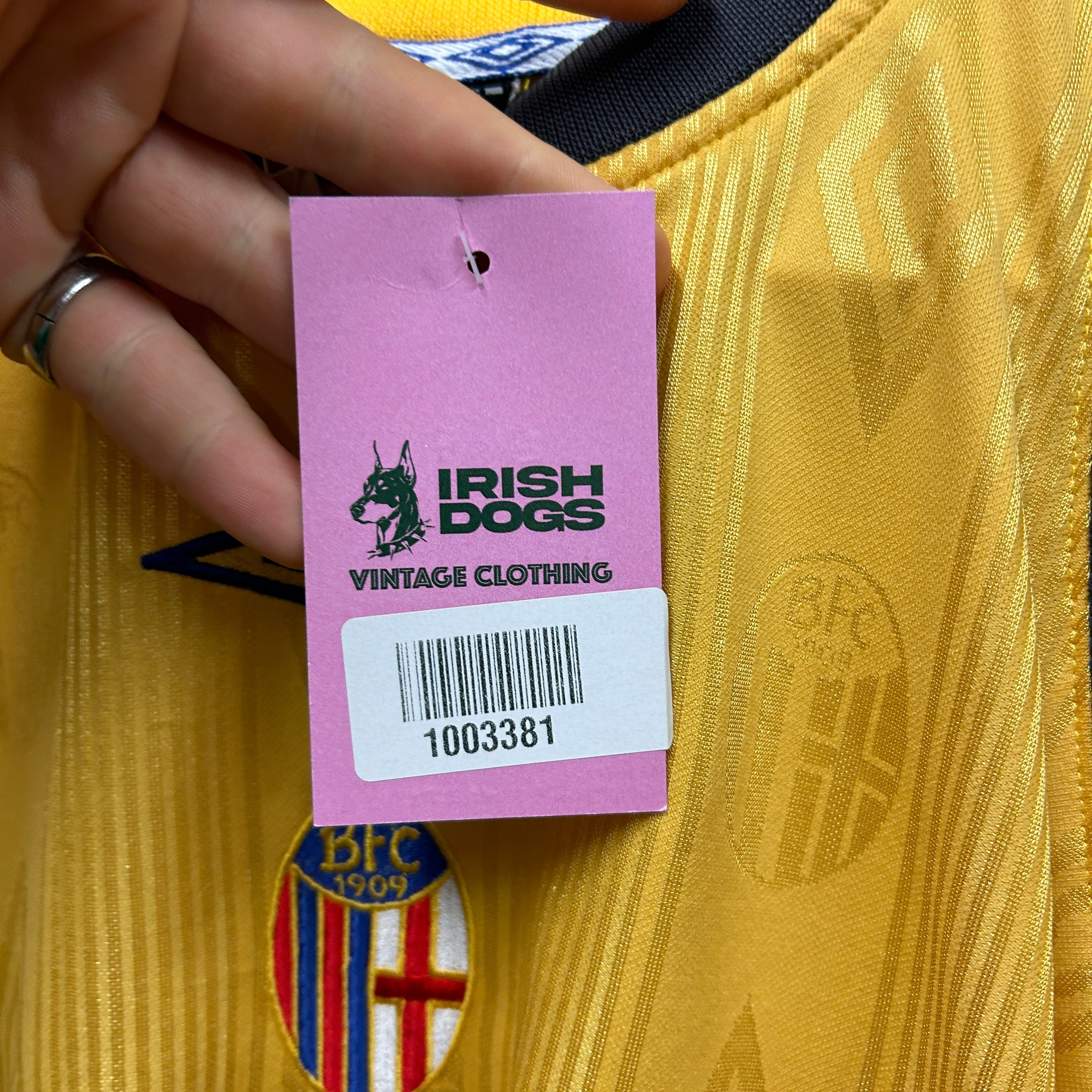 Vintage Bologna FC Umbro Football Shirt