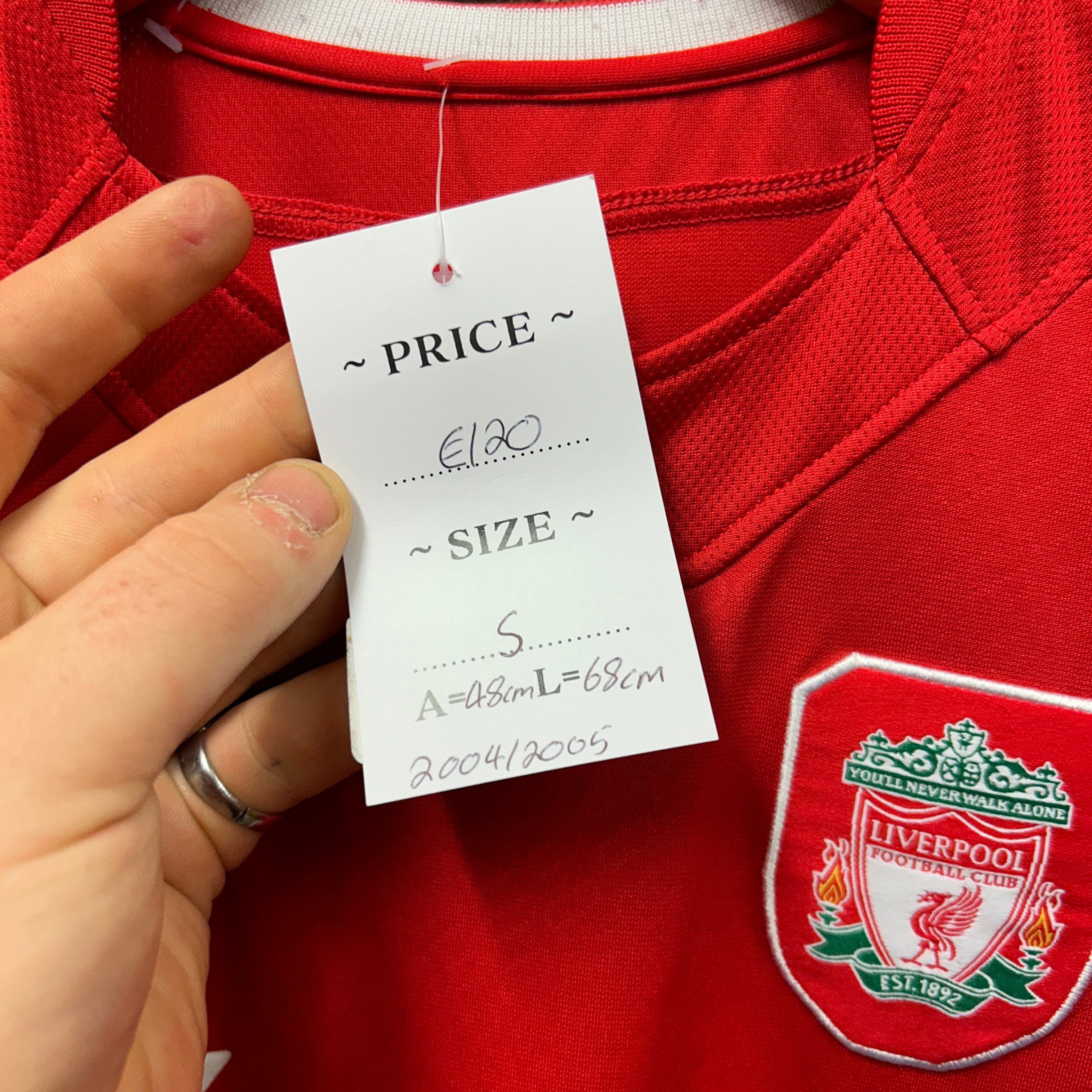 Liverpool Gerrard 2004/2005 Reebok Football Shirt