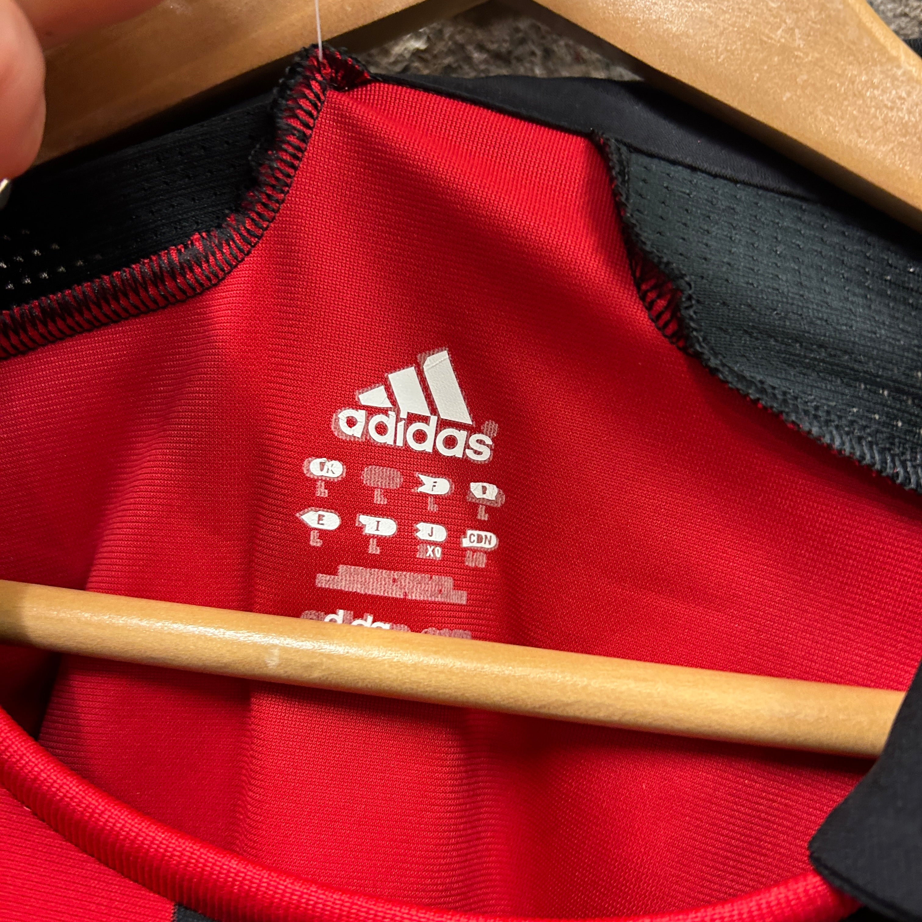 Vintage AC Milan Gattuso 2007/2008 Adidas Football Shirt