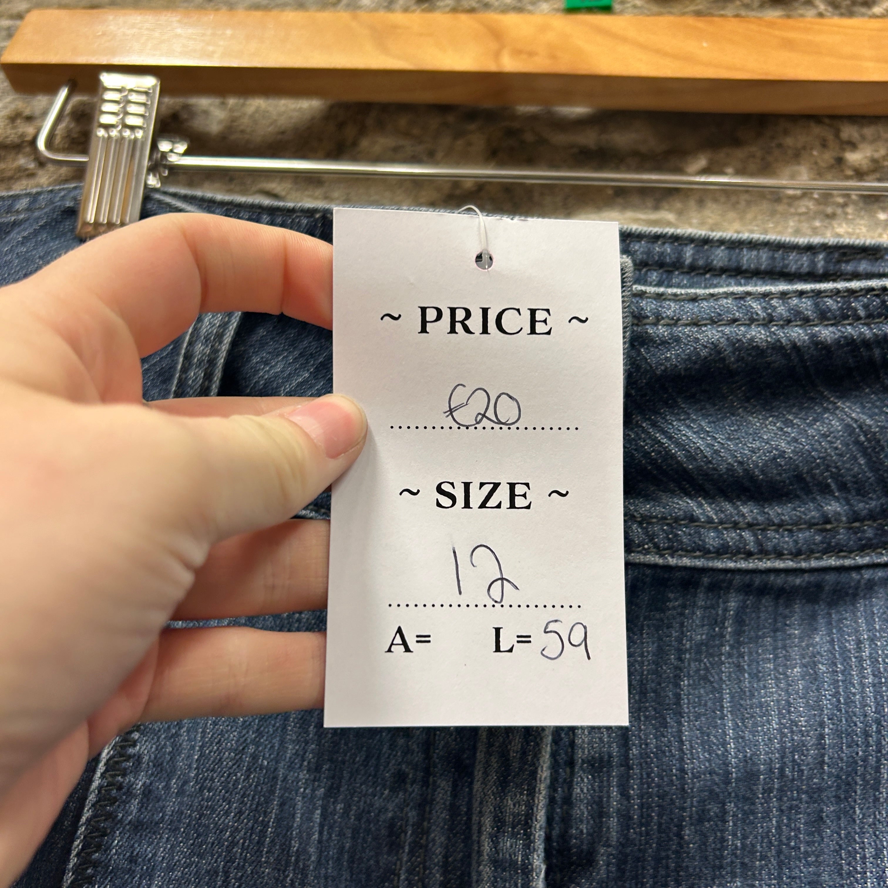 Vintage Denim Skirt