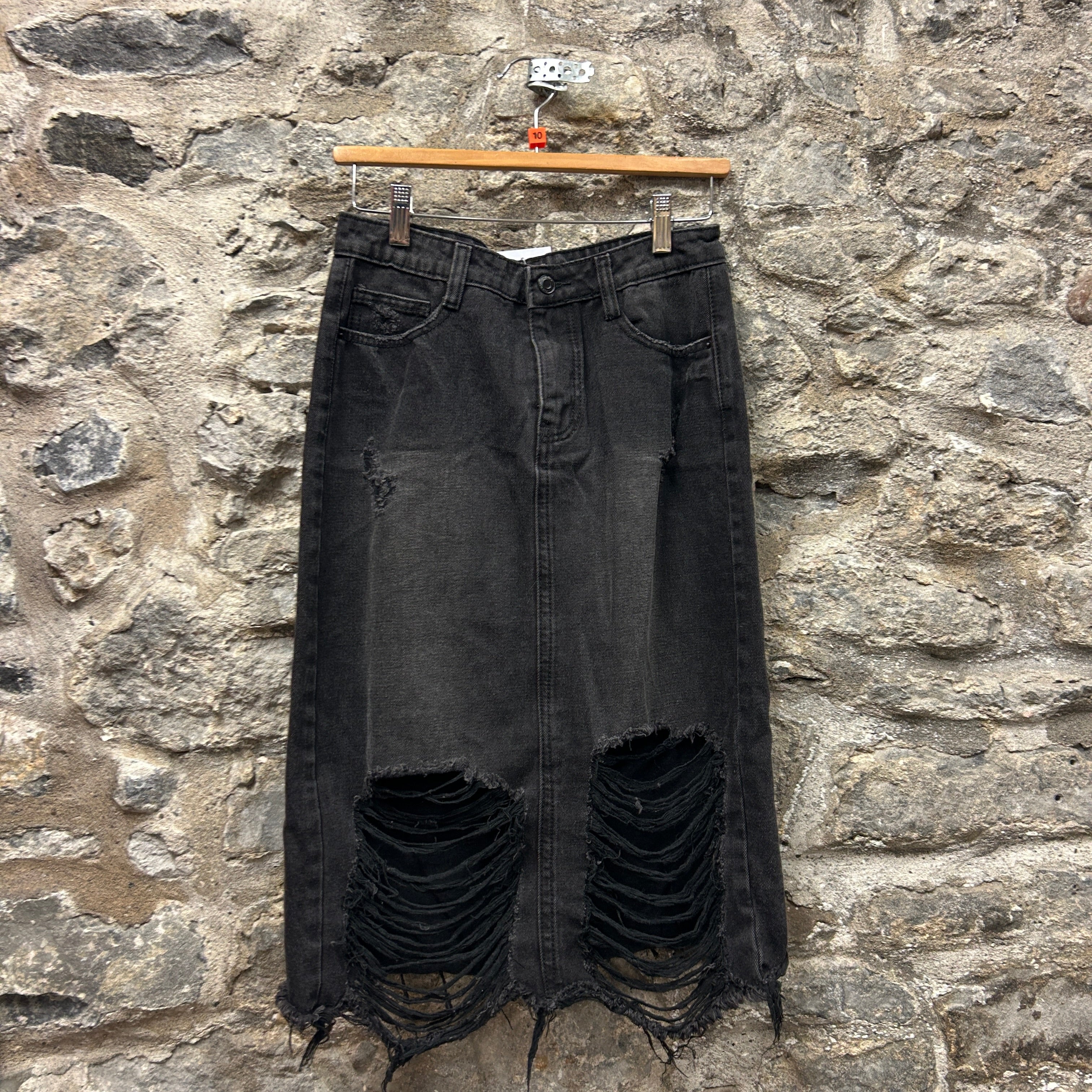 Vintage Ripped Skirt