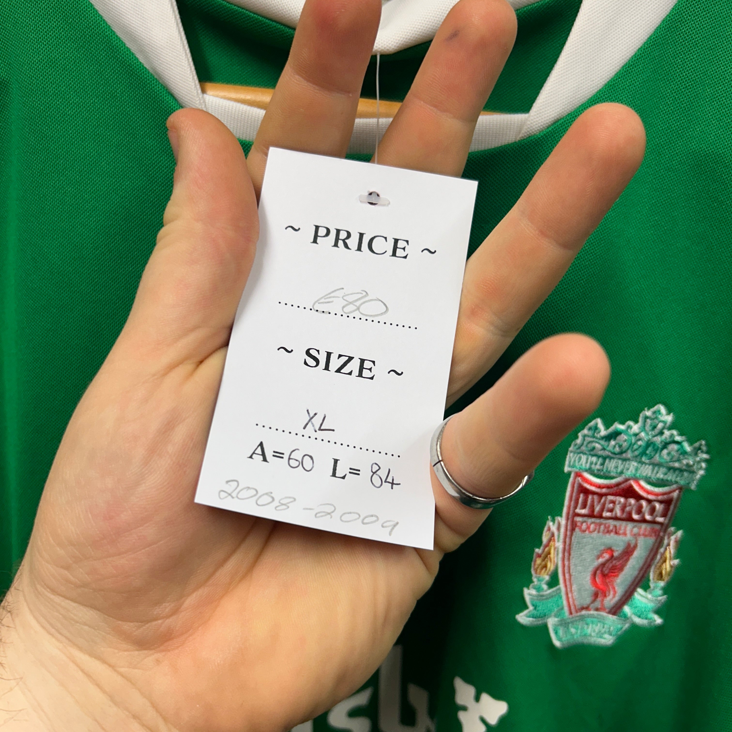 Liverpool 2008-2009 Adidas Football Shirt