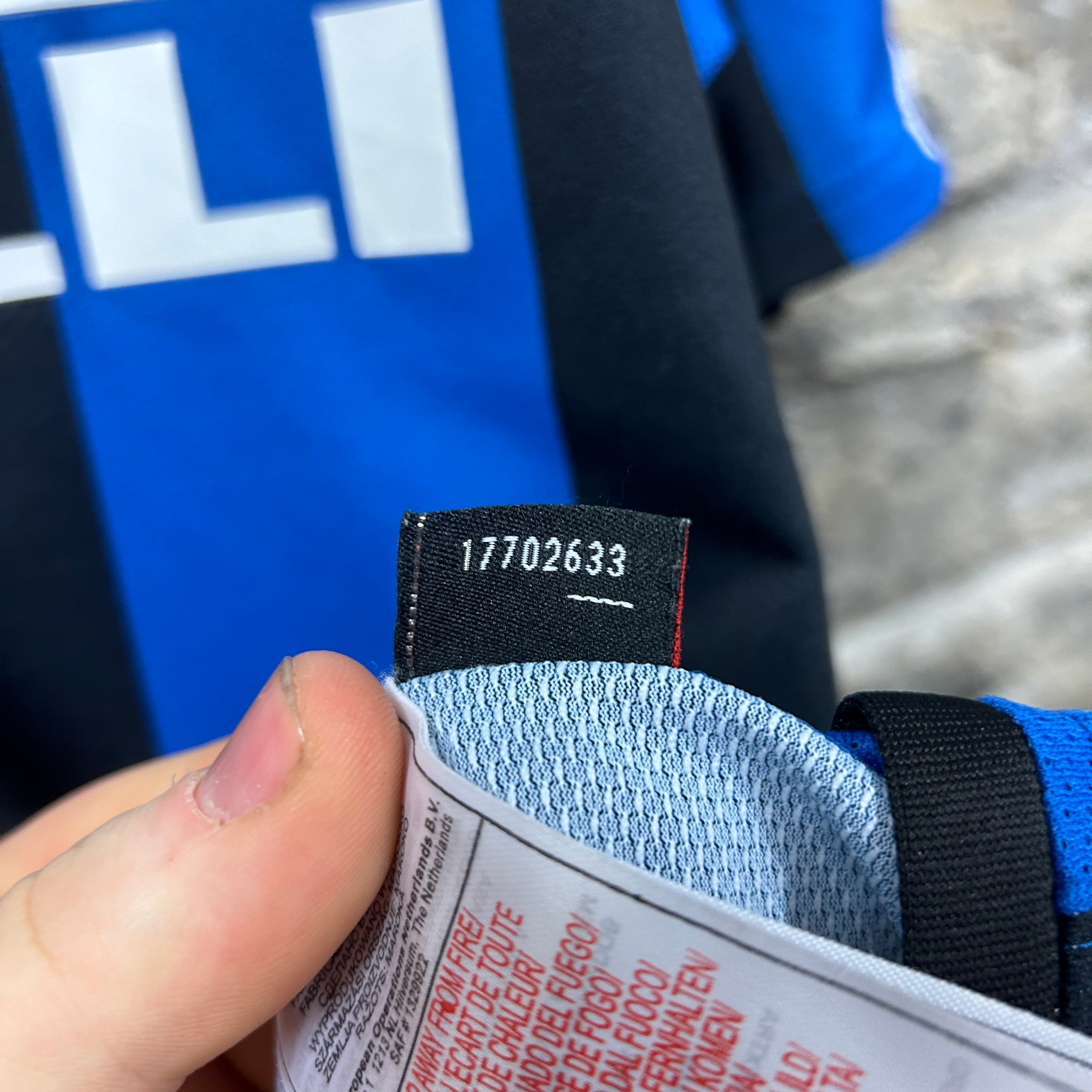 Inter Milan Crespo 2006/2007 Nike Football Shirt