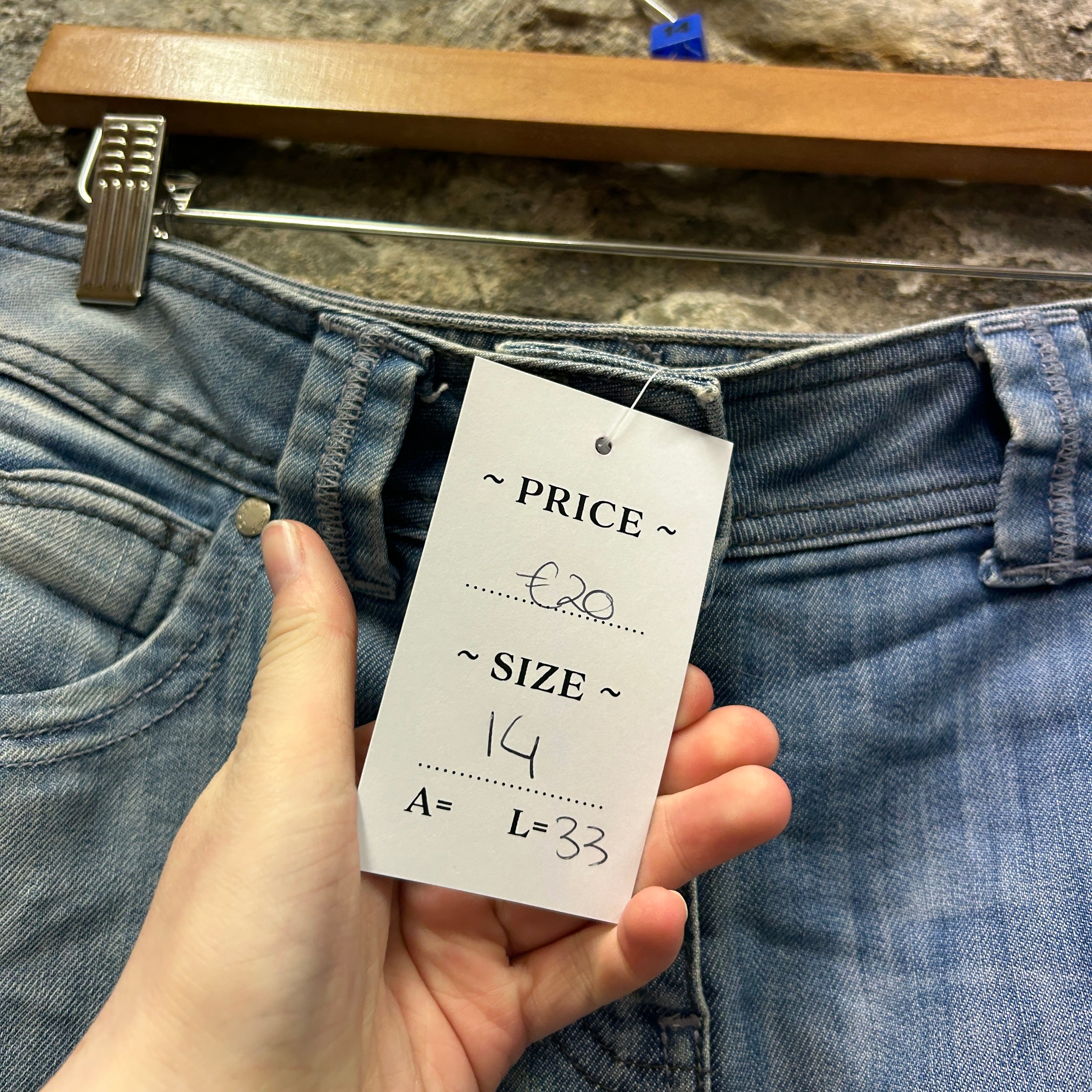 Vintage Oasis Jeans Mini Skirt