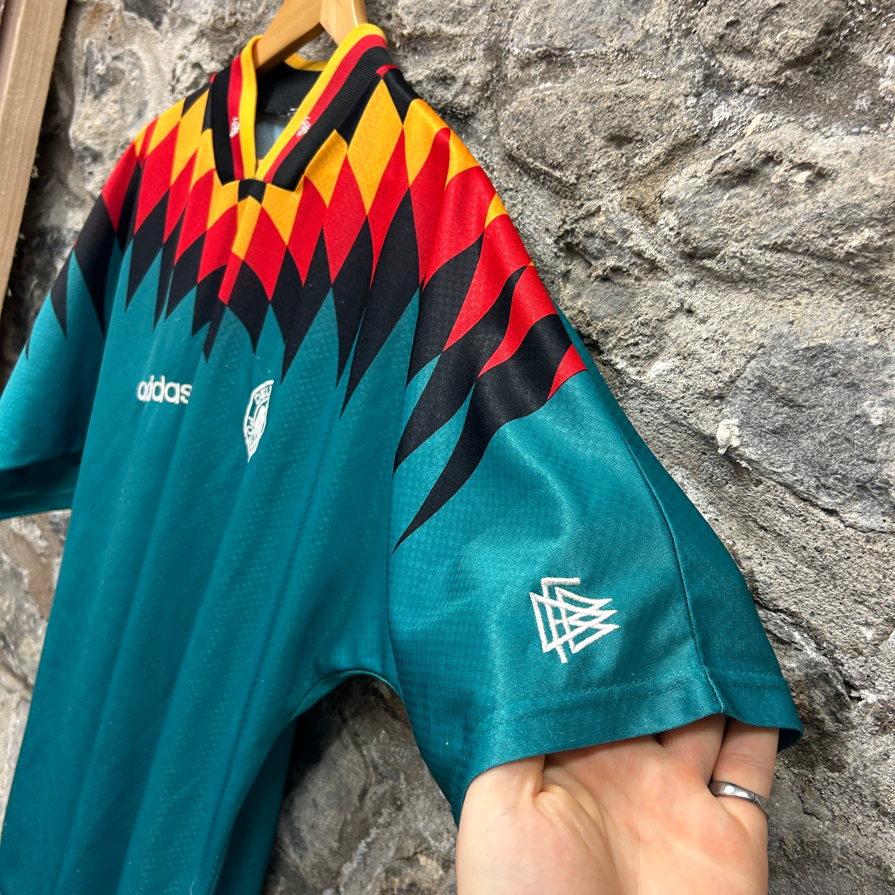 Vintage Germany Klinsmann 1994-1996 Adidas Football Shirt