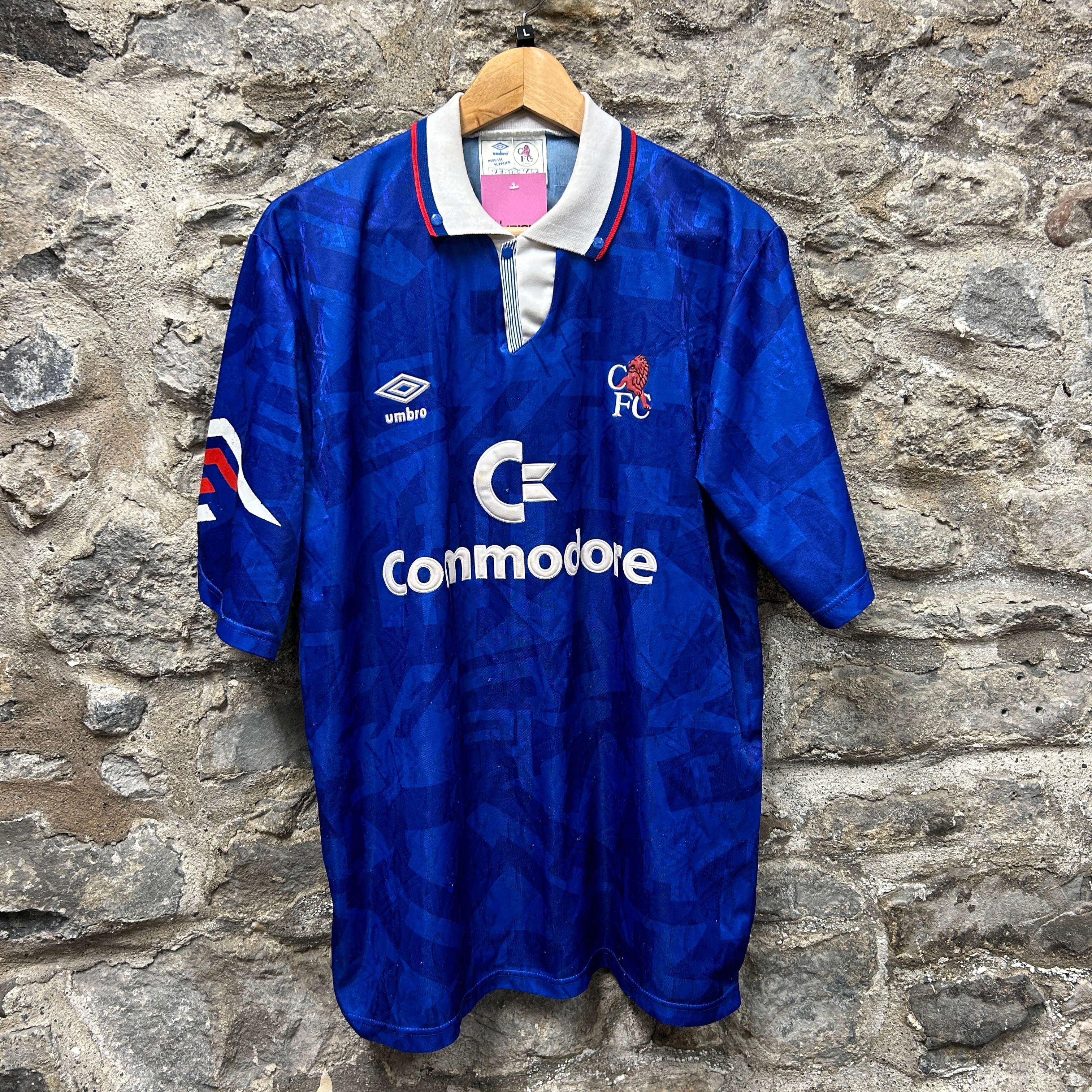 Vintage Chelsea - 1991/1993Umbro Football Shirt