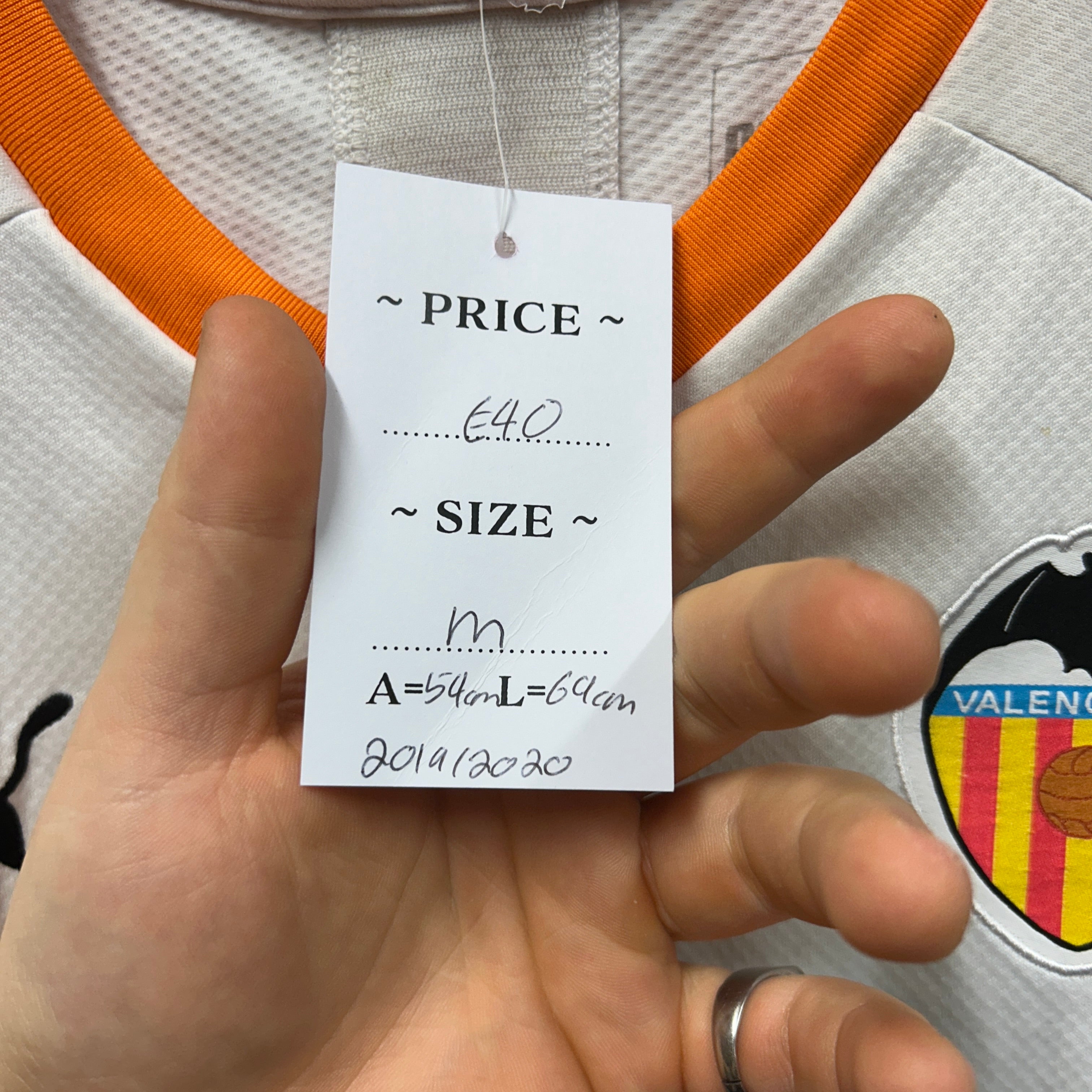 Valencia 2019/2020 Puma Football Shirt