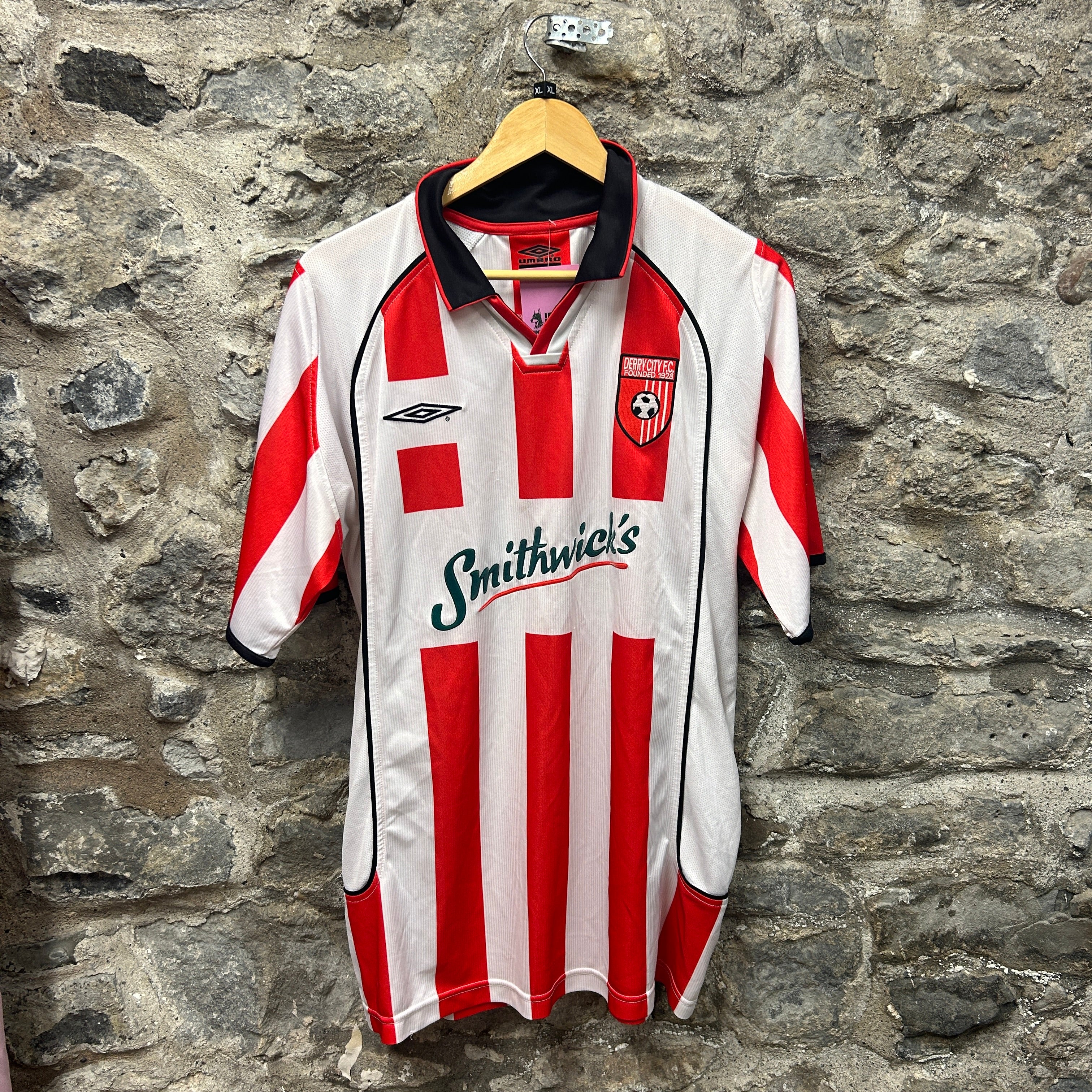 Derry City Fc 2004-2005 Umbro Football Shirt