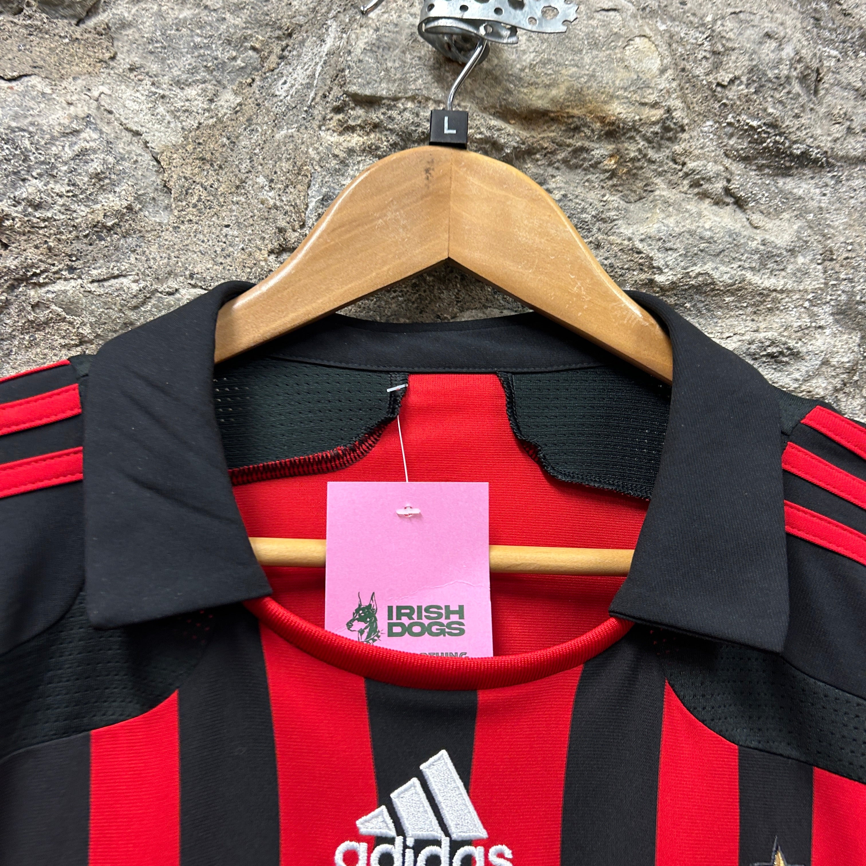 Vintage AC Milan Gattuso 2007/2008 Adidas Football Shirt