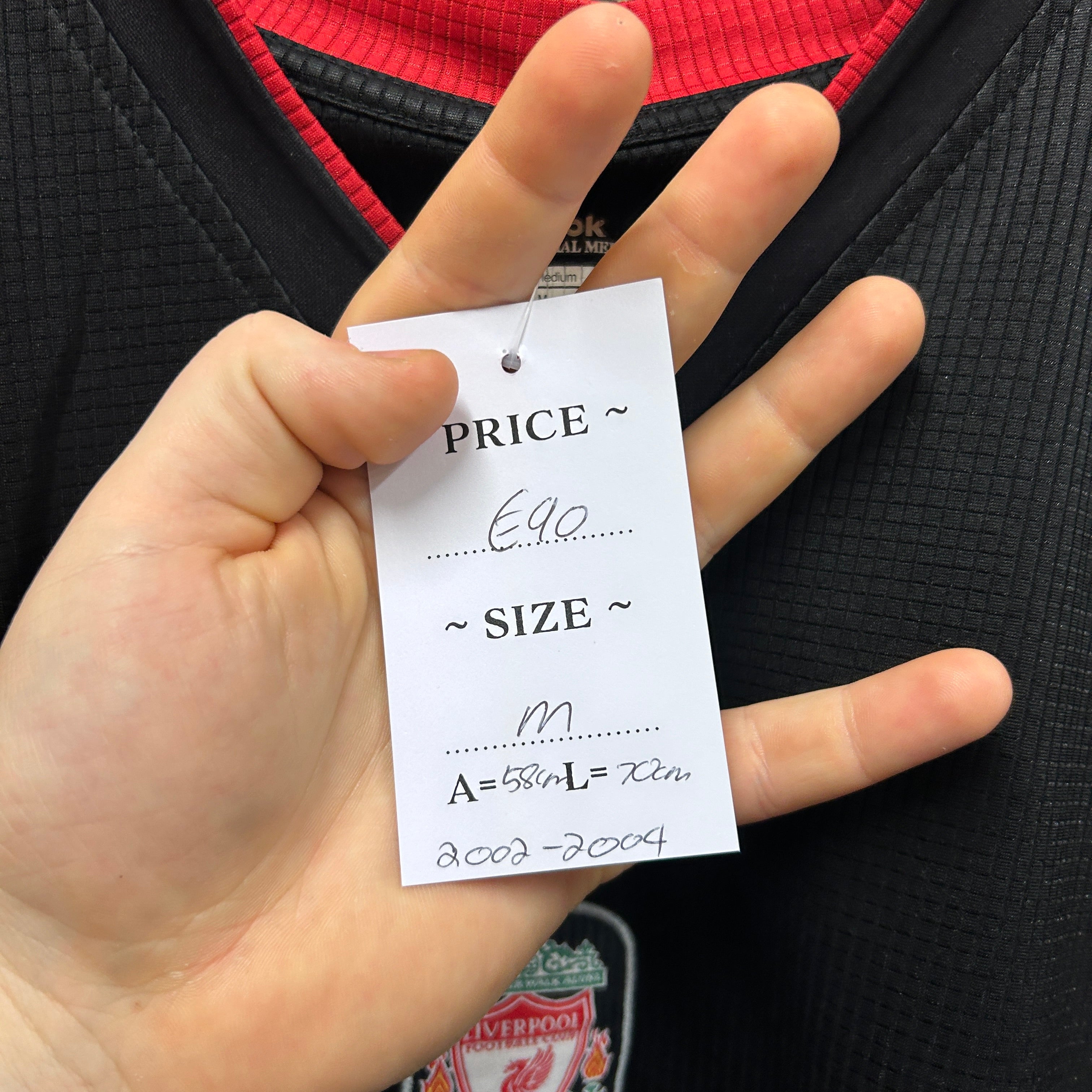 Liverpool 2002/2004 Reebok Football Shirt