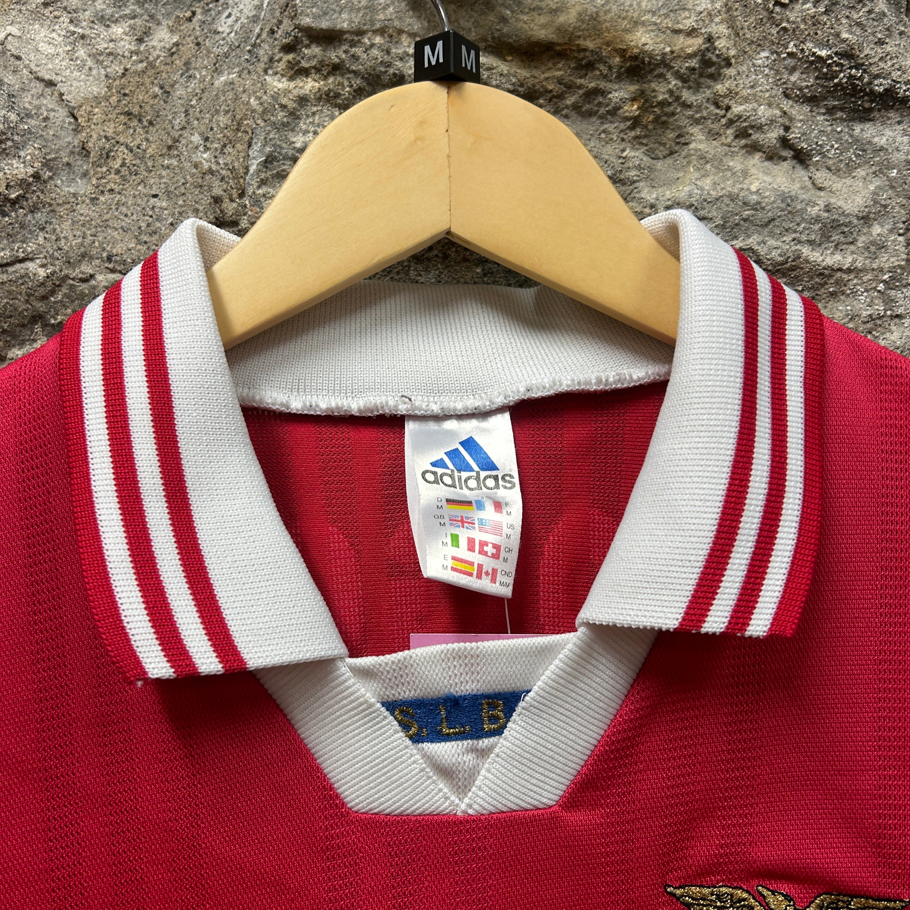 Benfica 1997/1998 Adidas Football Shirt