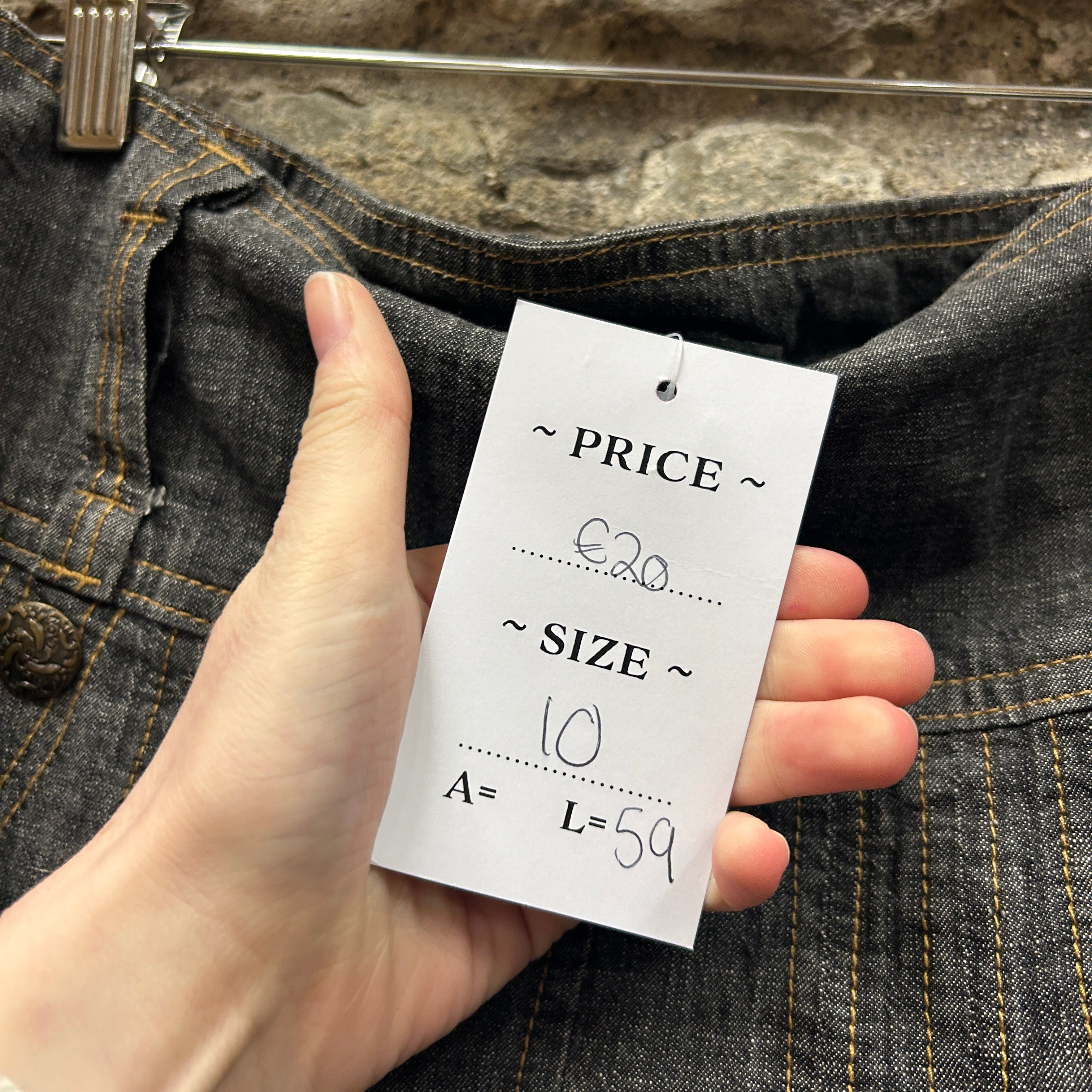 Vintage M-massio Jeans Skirt