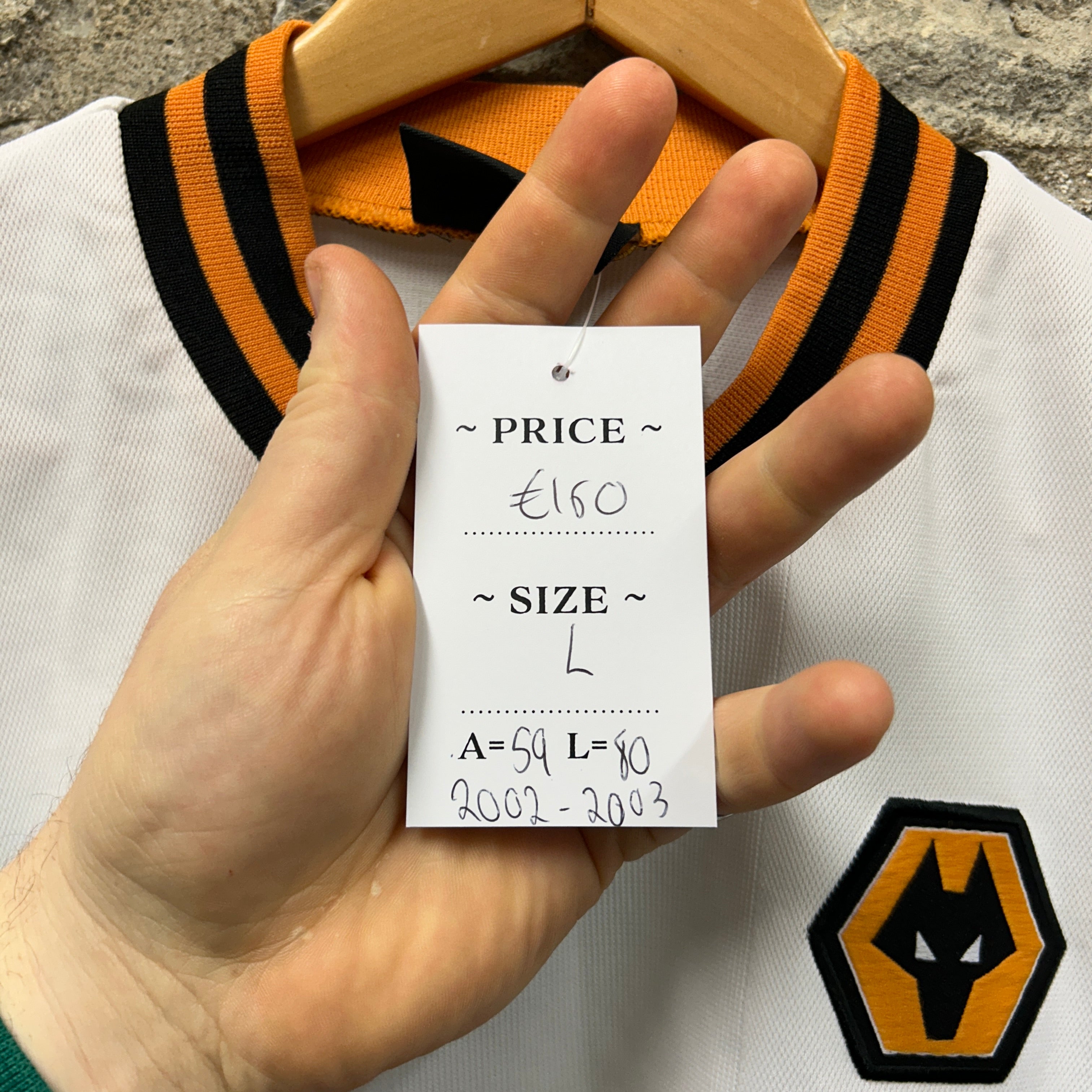 Wolves 2002/2003 Admiral Football Shirt