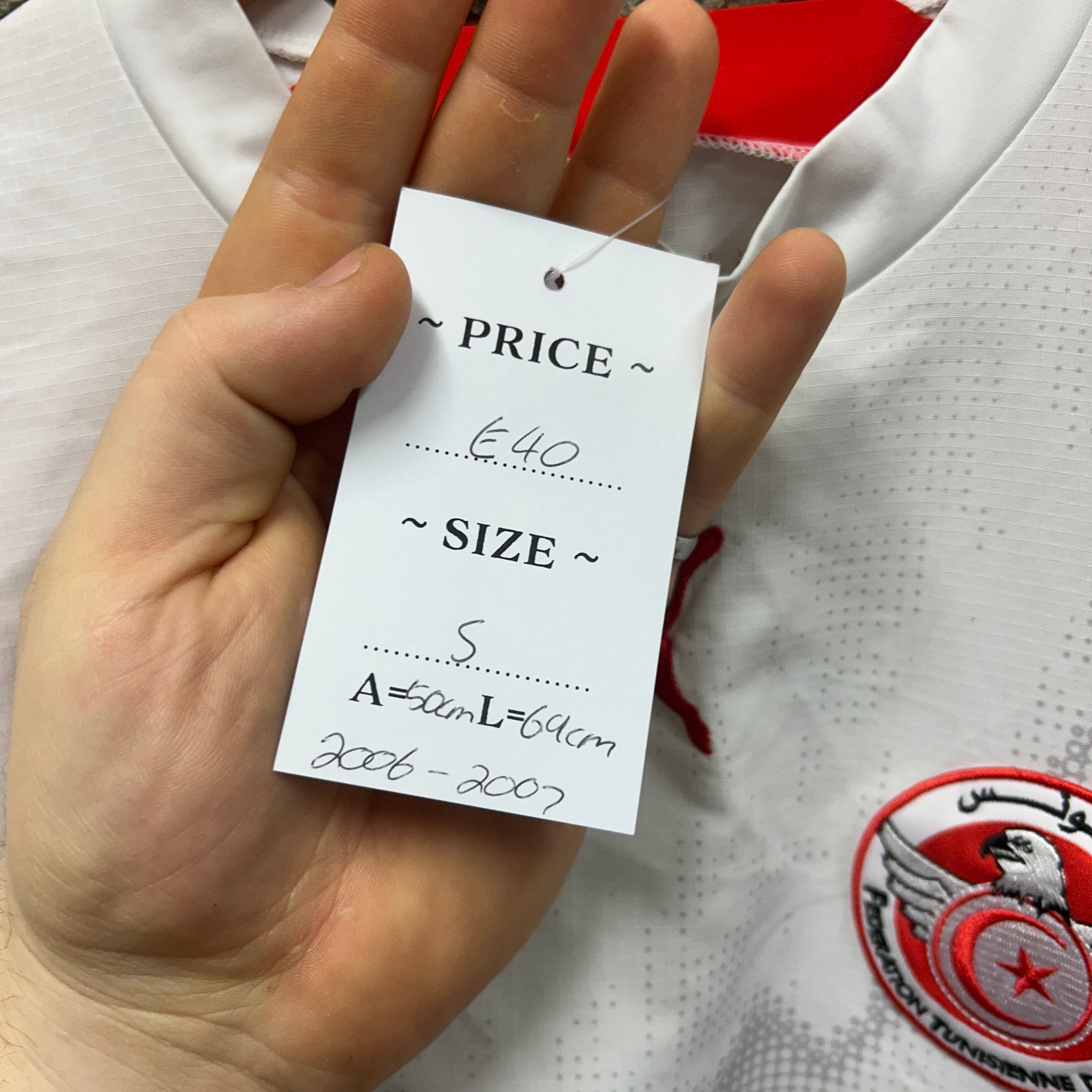 Tunisia 2006/2007 Puma Football Shirt