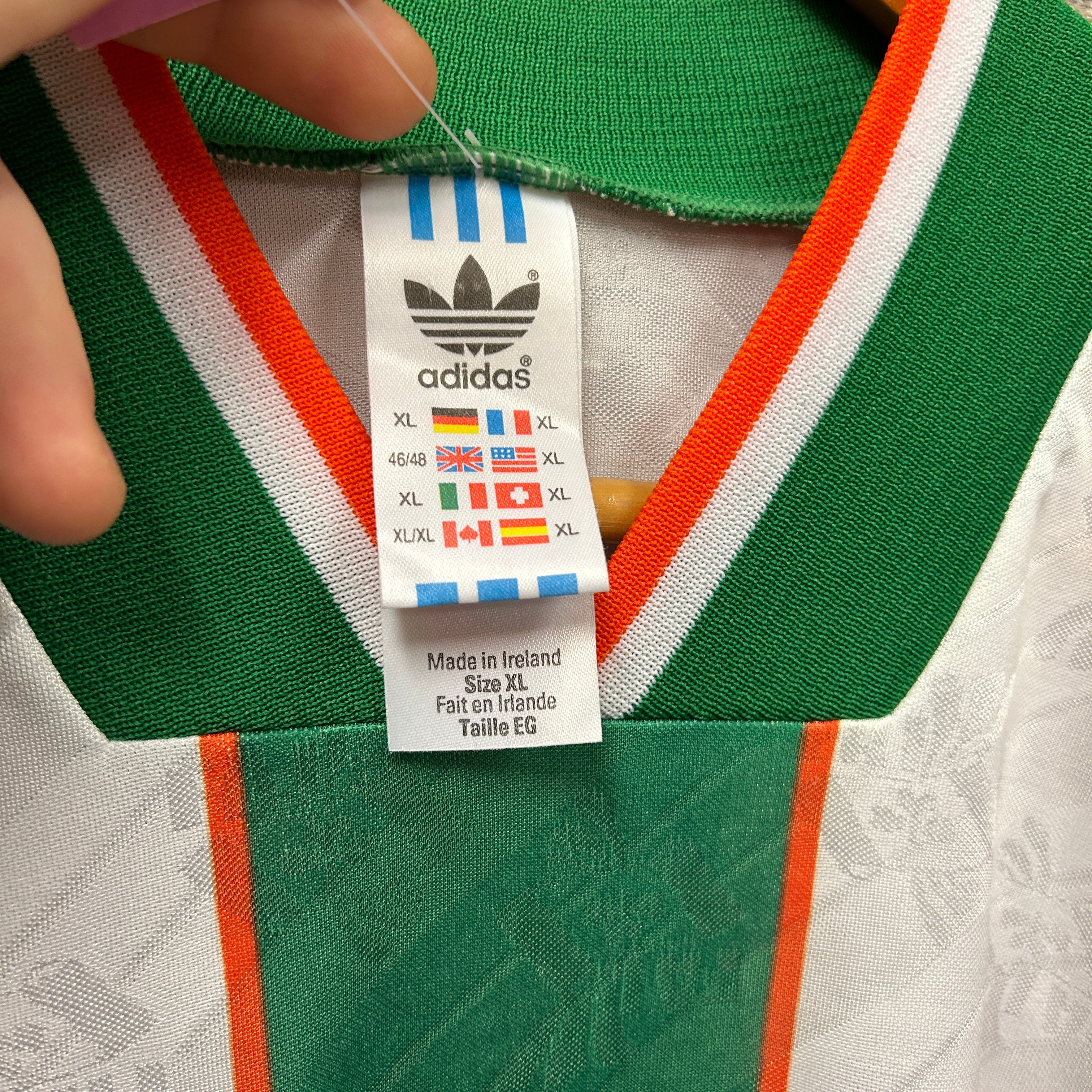 Ireland 1994 Adidas Football Shirt